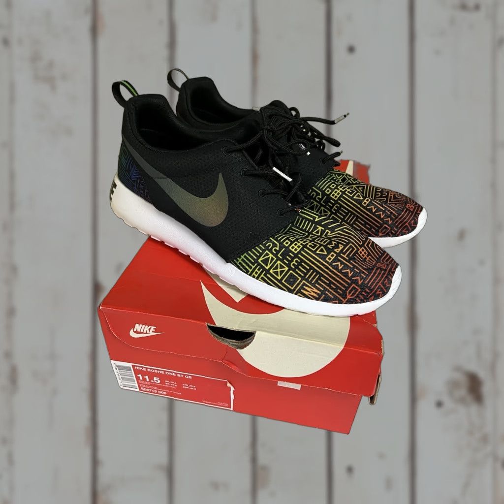 Nike Nike Roshe One BT QS Run "Be True" 808715-006 Mens Size 11.5 Multicolor Sneaker 2015 Box Size US 11 / EU 44 - 1 Thumbnail