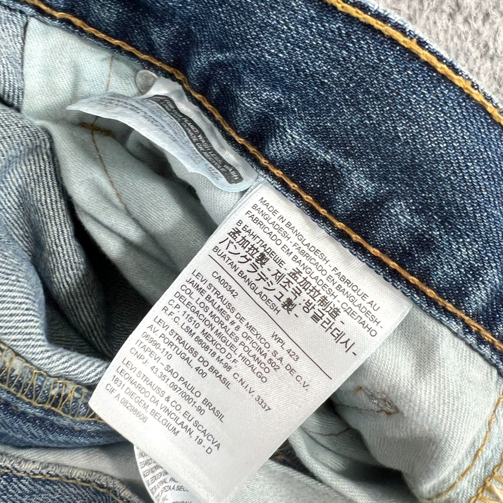 Levi's Levi's 569 Jeans Mens 36x30 Relaxed Straight Blue Medium Wash Pants Size US 36 / EU 52 - 6 Thumbnail