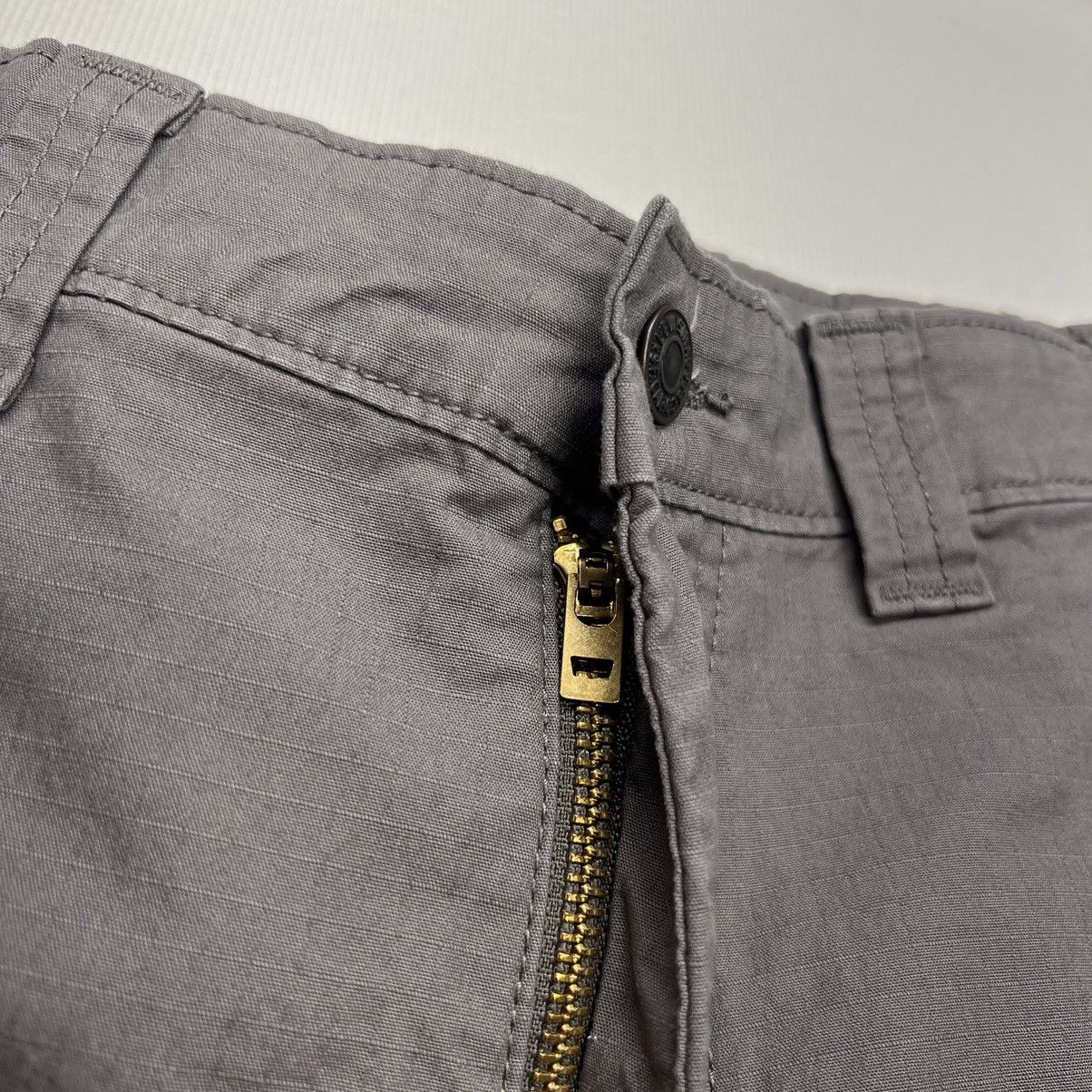 Levi's Levis Cargo Pants Grey Ripstop Straight Tactical Y2K Size US 29 - 9 Thumbnail