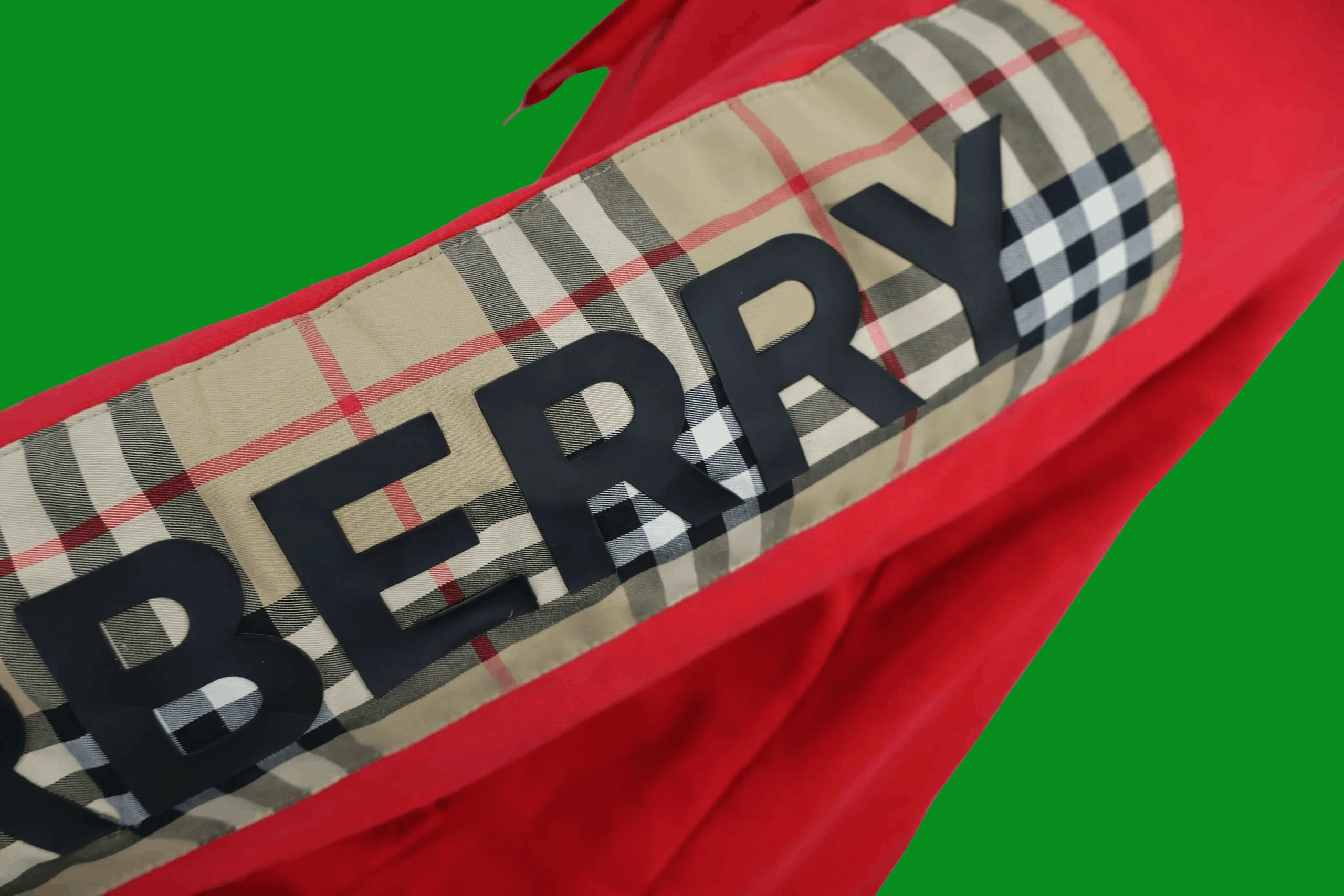 Burberry Burberry Red Track Jacket – Nova Check Sleeve Size US M / EU 48-50 / 2 - 7 Thumbnail