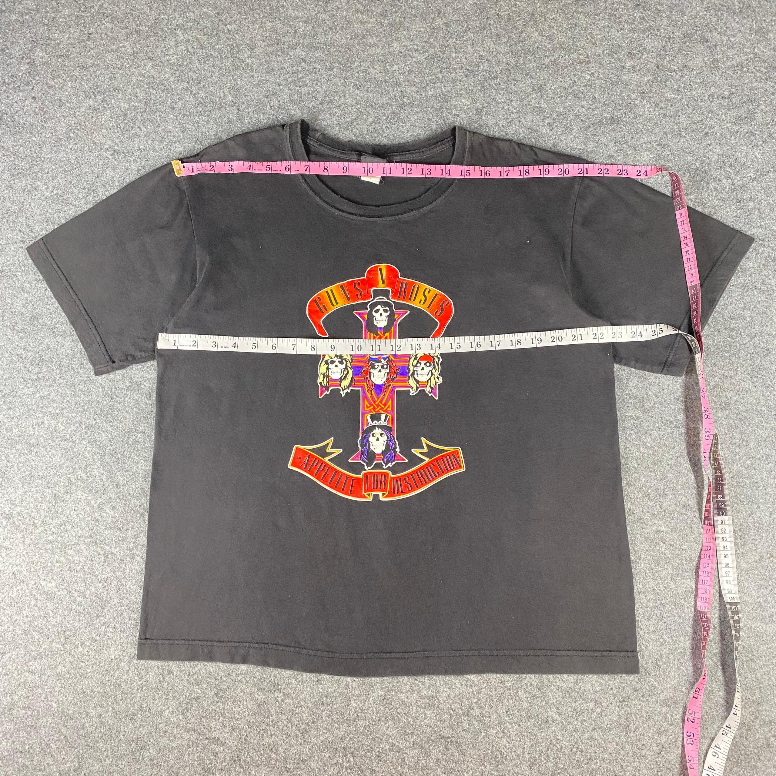 Band Tees Vintage 90s Guns & Roses Tshirt Size US L / EU 52-54 / 3 - 3 Thumbnail