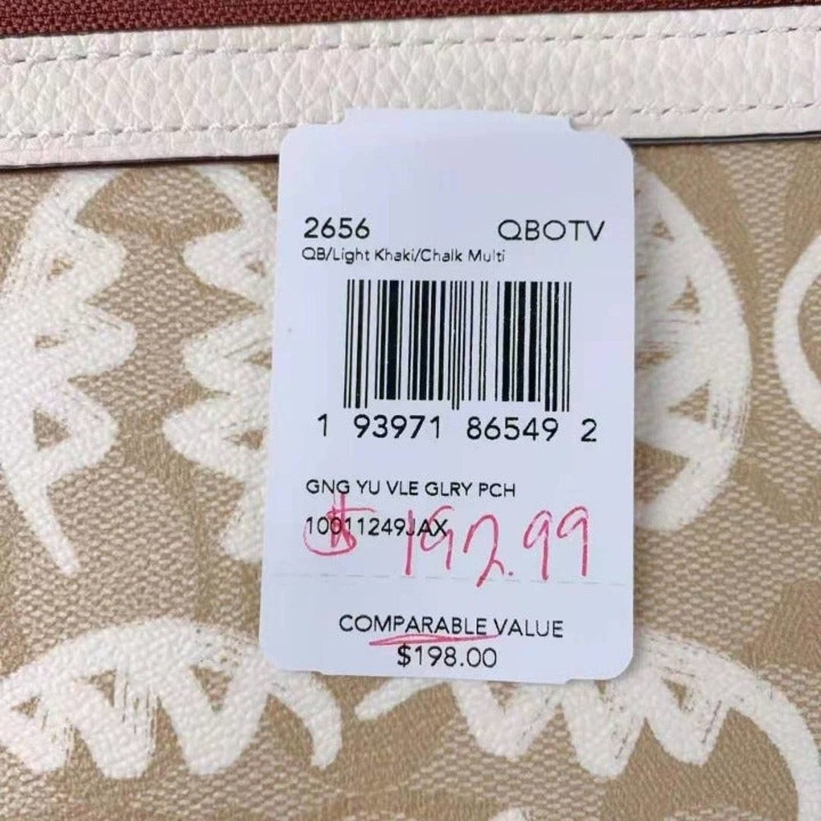Coach Coach 2656 Vale Gallery Pouch In Sig Canvas In Light Khaki Size ONE SIZE - 5 Thumbnail