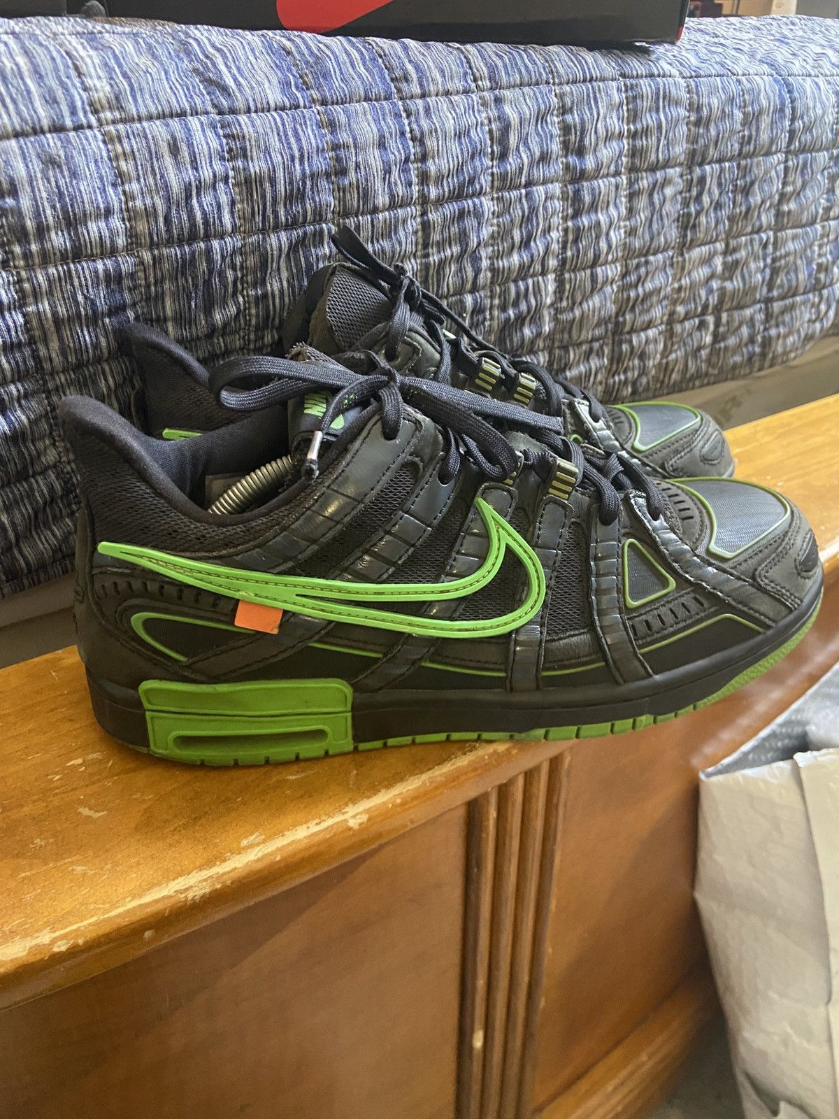 Nike Size 10-Nike Air Rubber Dunk x Off-White Green Strike Size US 10 / EU 43 - 1 Thumbnail