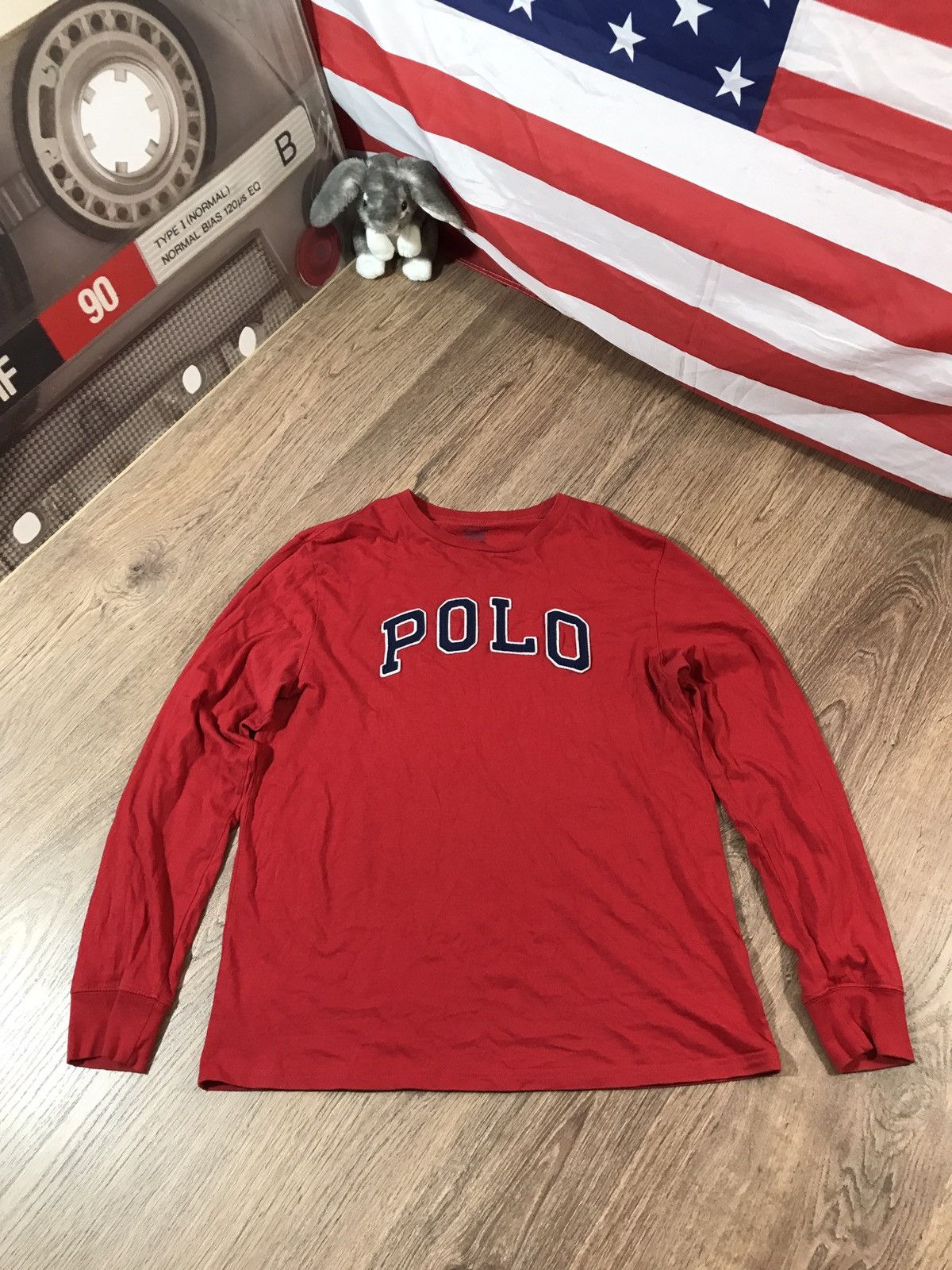 Polo Ralph Lauren Polo Ralph Lauren Big Logo Long Sleeve t shirt Size US L / EU 52-54 / 3 - 1 Thumbnail
