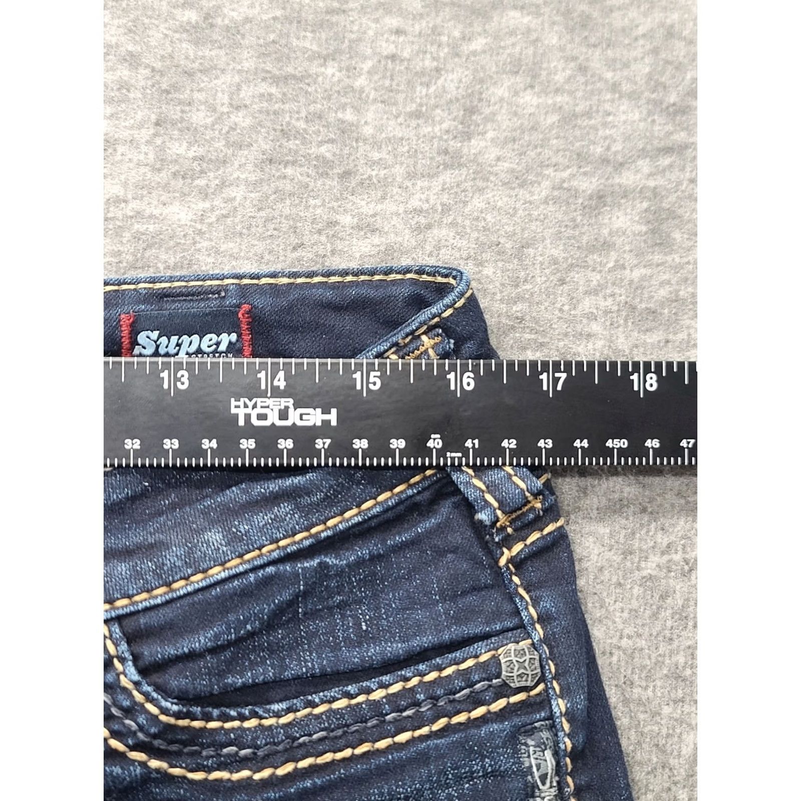 Silver Jeans Co. Silver Jeans Women 32x31 Suki Mid Rise Skinny Fit Distressed Super Stretch Denim Jeans Blue 5-Pocket Womens Size 24" / US 00 / IT 34 - 6 Thumbnail