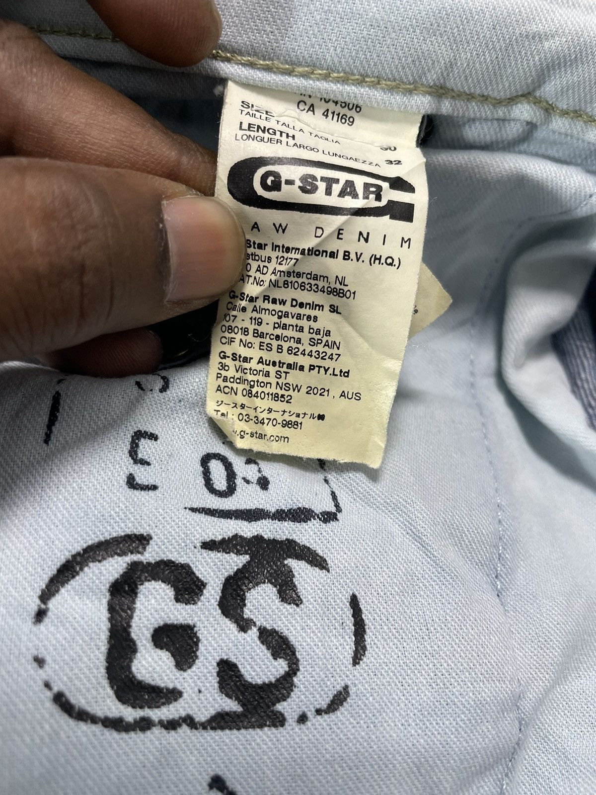 G-Star × If Six Was Nine × Japanese Brand G Star Raw Denim Distressed Look Jeans Size US 31 - 11 Thumbnail