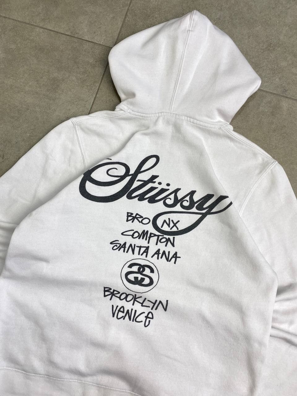 Stussy Vintage Stussy World Tour Big Logo Oversized Hoodie Size US S / EU 44-46 / 1 - 6 Thumbnail