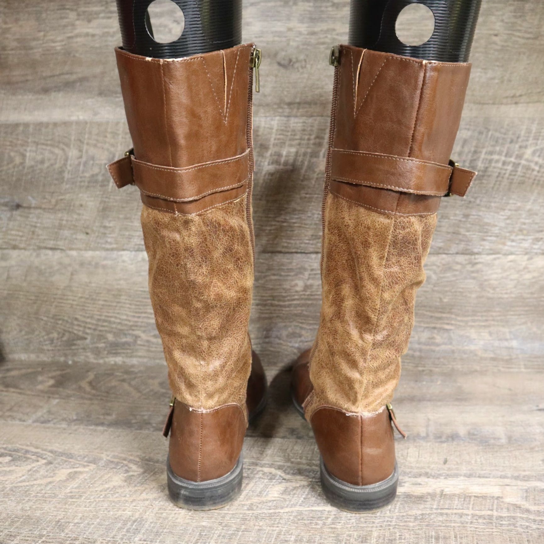 Nine West VINTAGE Nine West Casey Boots Brown Leather Women Size 4 Boots Womens Size US 4 / IT 34 - 5 Thumbnail