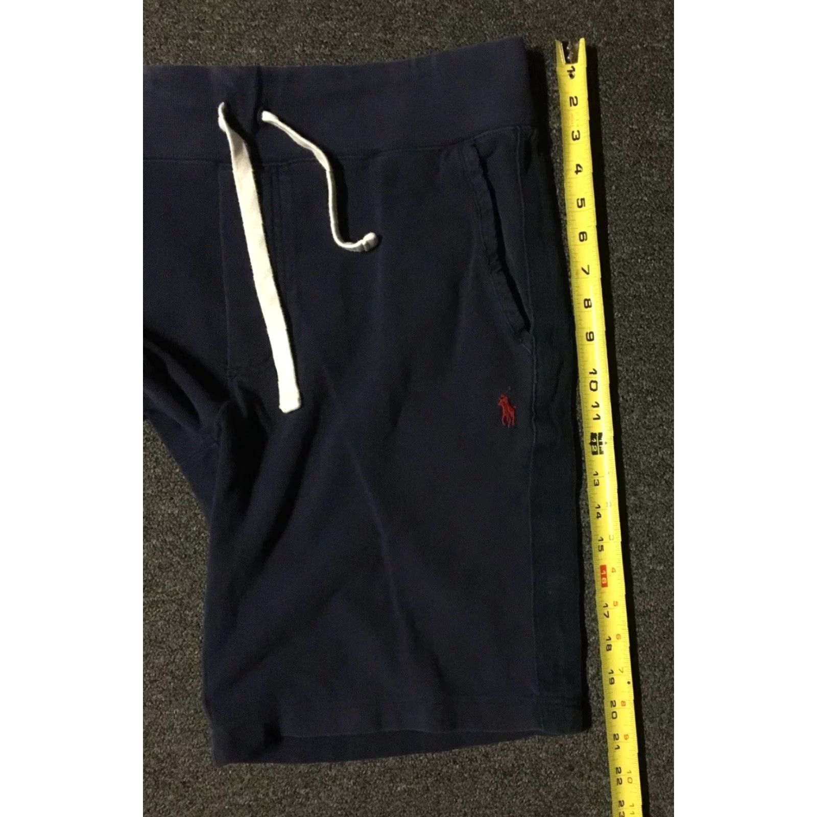 Polo Ralph Lauren Vtg 90s Polo Ralph Lauren Sweat Shorts M Navy Blue Mens Shorts Nautical Sailing Beach 90s USA Logo Retro Polo Ralph Lauren Sweat Size US M / EU 48-50 / 2 - 7 Thumbnail