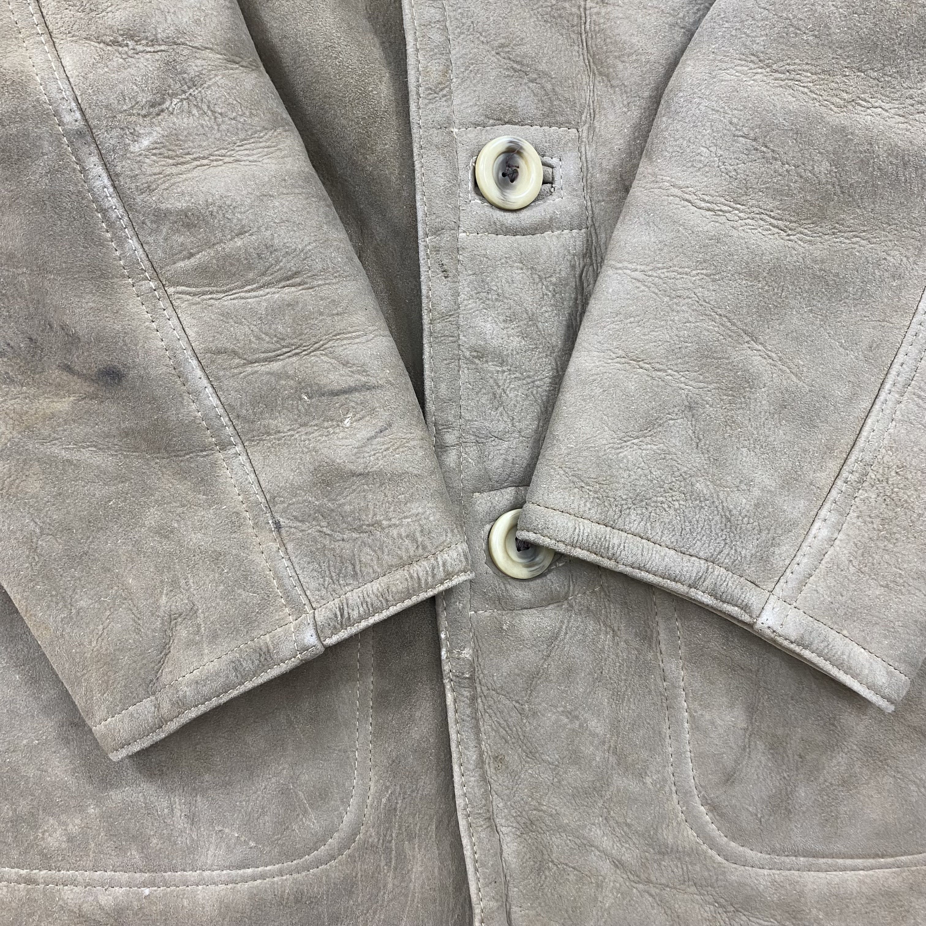 Abercrombie & Fitch VINTAGE 80s ABERCROMBIE & FITCH LEATHER JACKET-J641 Size US L / EU 52-54 / 3 - 12 Thumbnail