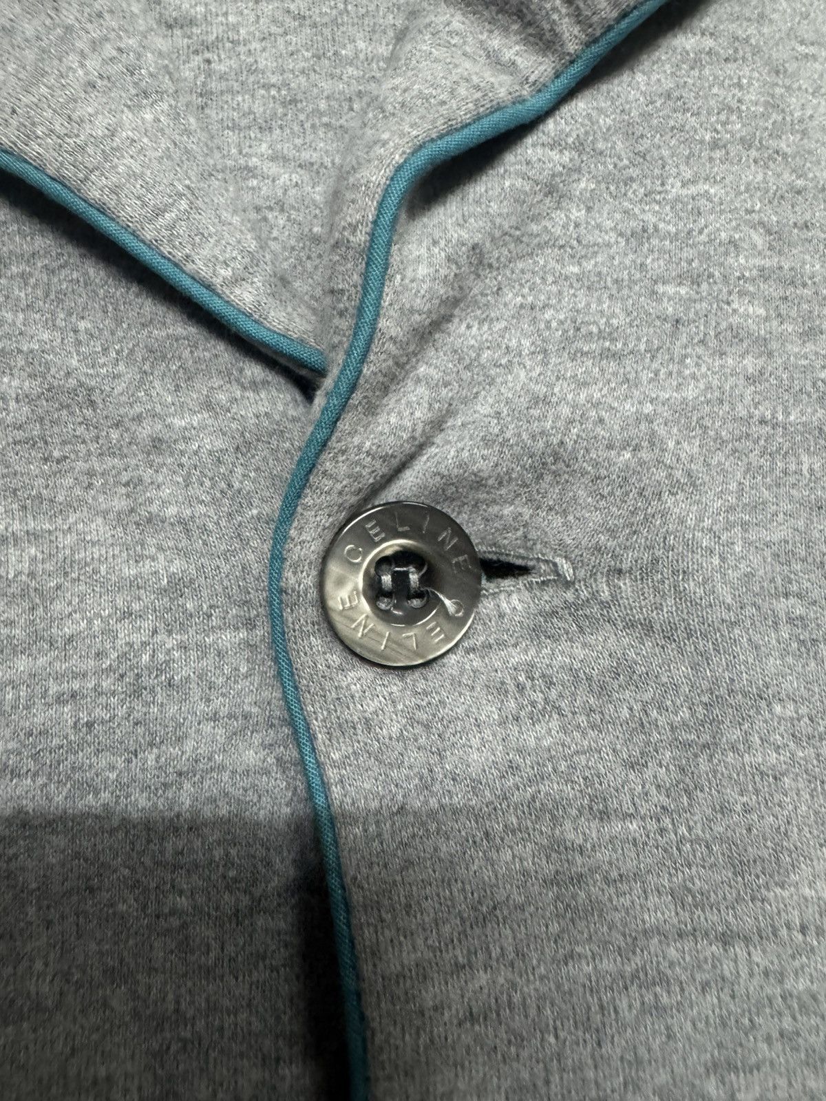 Celine 💥CELINE PYJAMAS TOP POCKET BUTTON MADE IN JAPAN Size US L / EU 52-54 / 3 - 9 Thumbnail