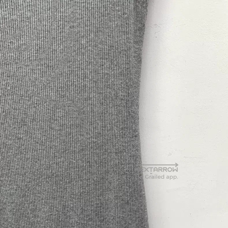 Loewe Loewe Gray Logo Embroidered Cotton Sleeveless Knit Dress Size XS / US 0-2 / IT 36-38 - 4 Thumbnail