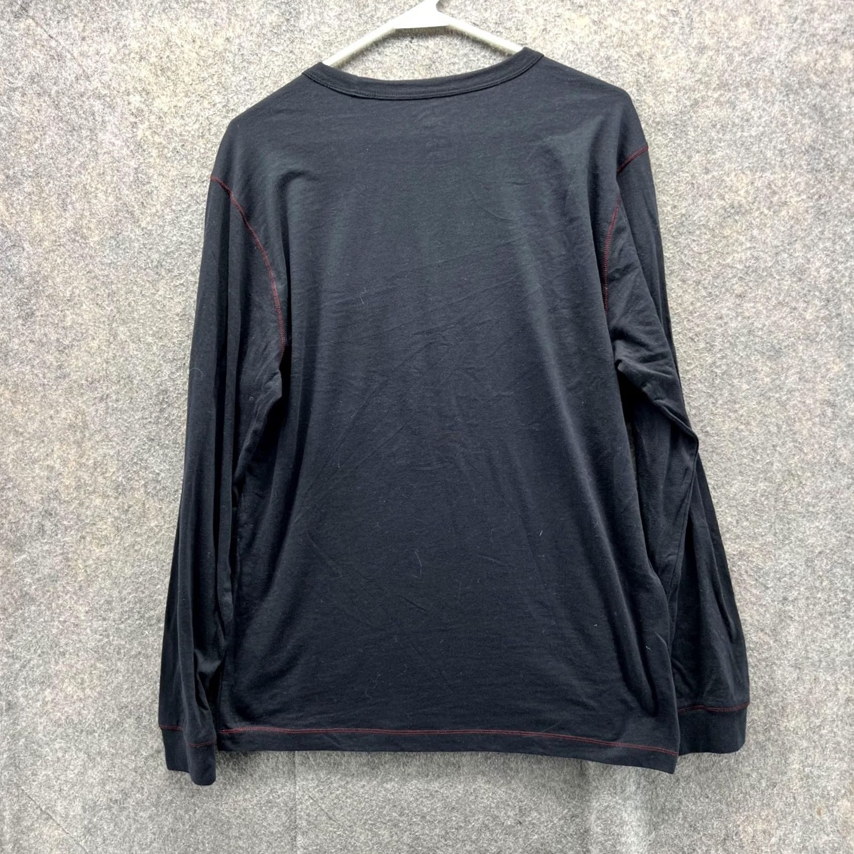 Puma Puma Shirt Men Large Adult Black Cotton Long Sleeve Crewneck Vintage Size US L / EU 52-54 / 3 - 2 Thumbnail