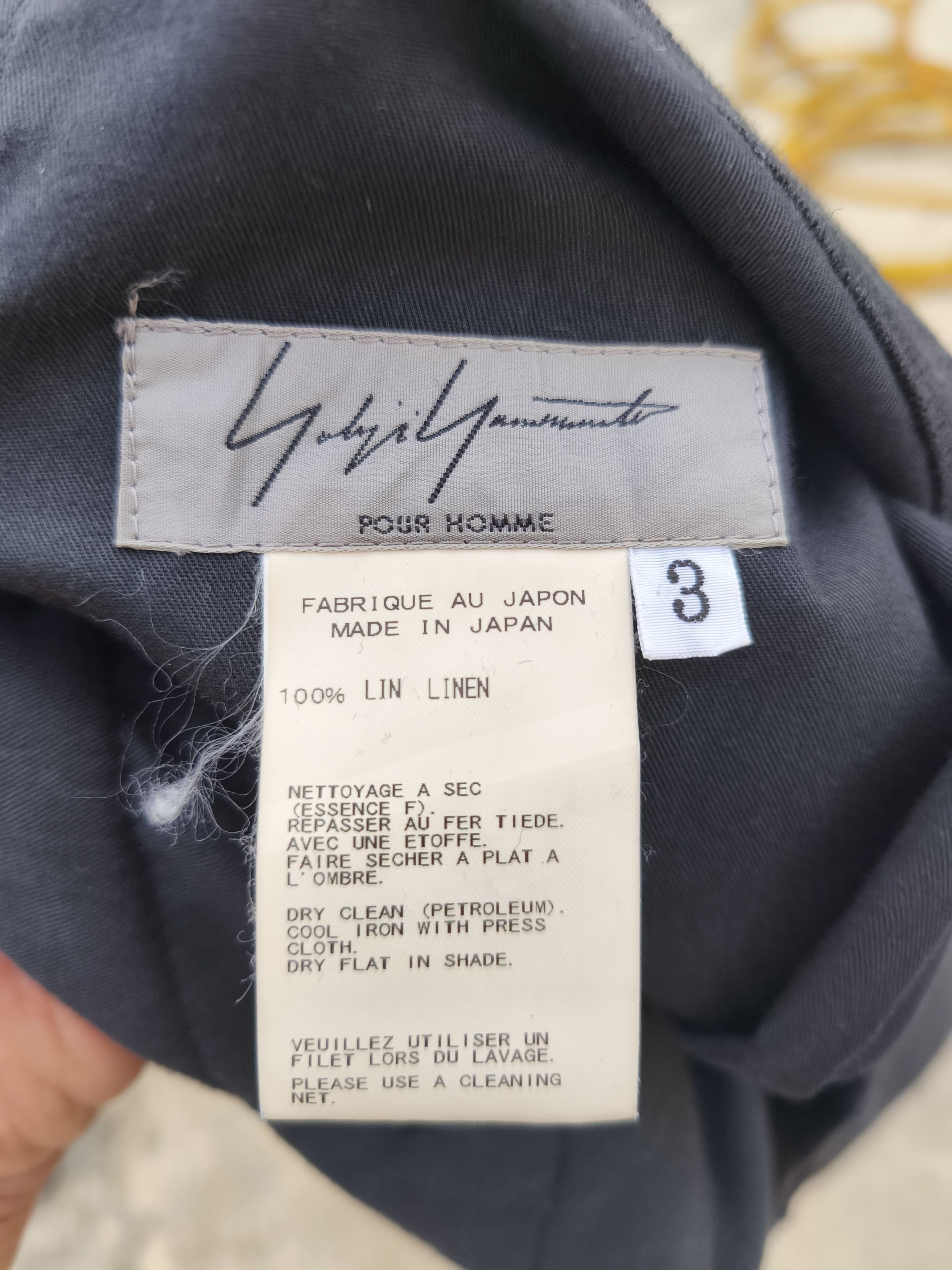 Yohji Yamamoto 🔥 Yohji Yamamoto Baggy pants Linen Drawstring 40'-46' Size Size US 38 / EU 54 - 9 Thumbnail