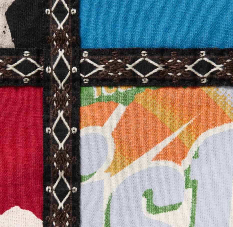 Number (N)ine × Supreme Supreme Number Nine Patchwork Zip Up Hooded Sweatshirt Size US M / EU 48-50 / 2 - 3 Thumbnail