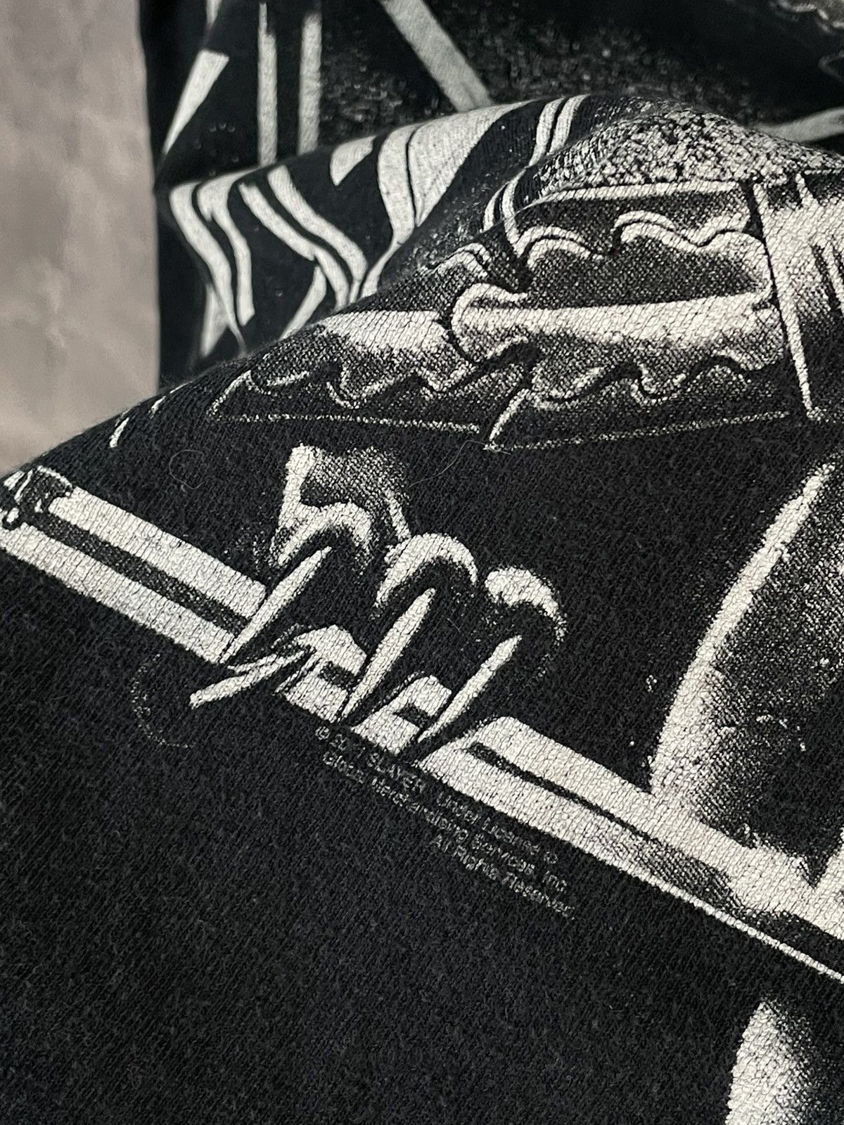 Band Tees × Vintage Vintage 00s Slayer Punk Grunge Band T-Shirt Size US S / EU 44-46 / 1 - 7 Thumbnail