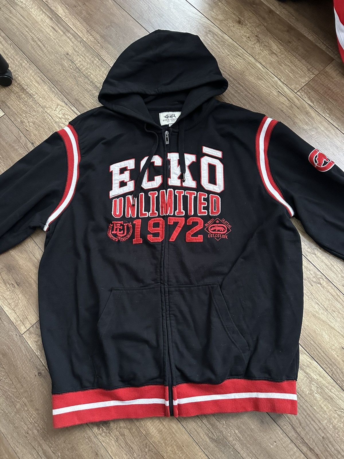 Ecko Unltd. Ecko Unltd. Vintage Suit Joggers and Zip Hoodie 90s Size US XXL / EU 58 / 5 - 4 Thumbnail