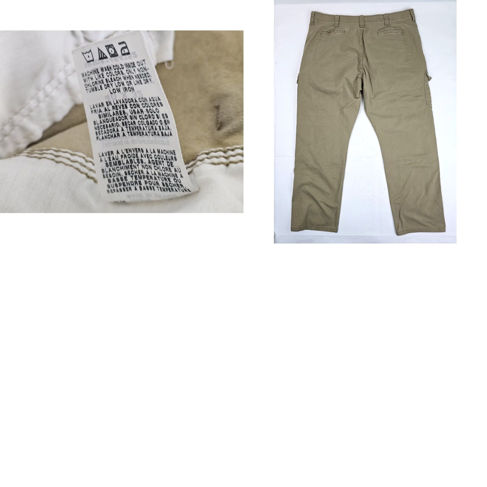 Wrangler Wrangler Relaxed Fit Cargo Stretch Workwear Cotton Pants – Men’s 40x32 (Fits 40x31) Size US 40 / EU 56 - 8 Thumbnail