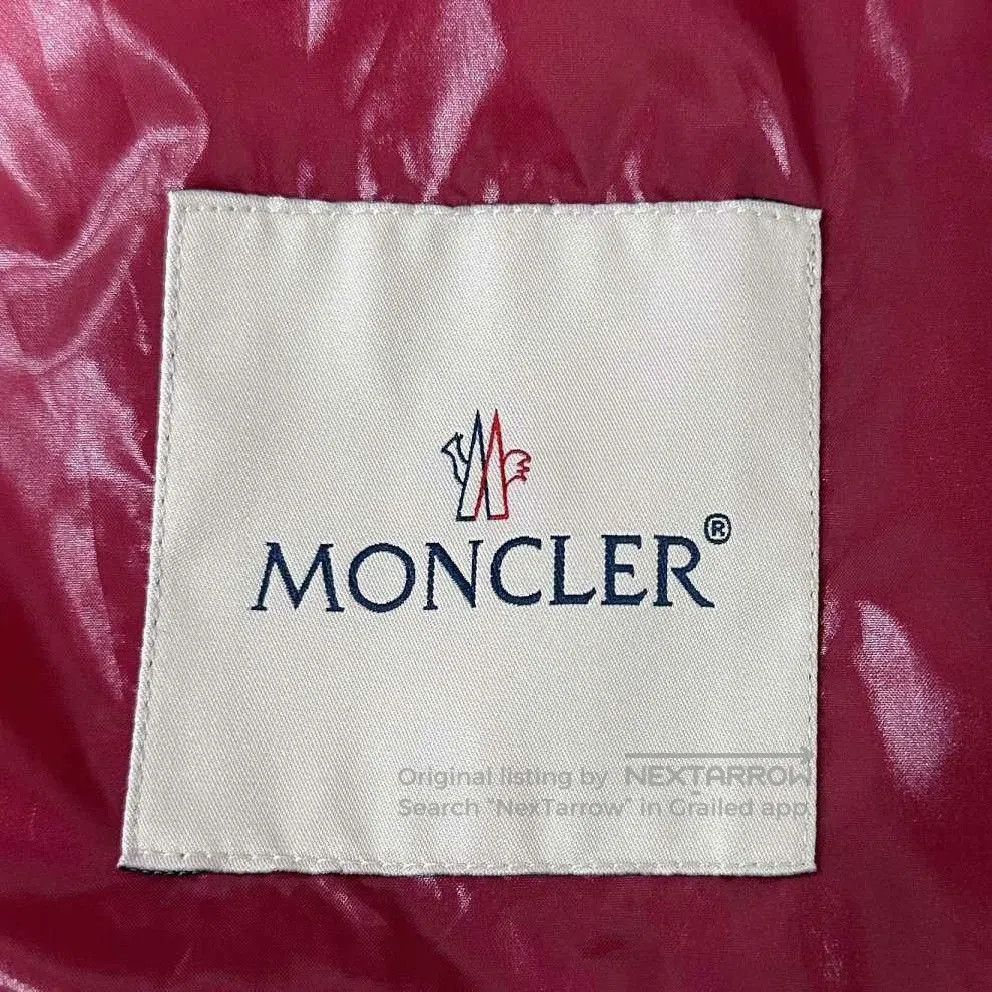 Moncler Moncler Pink Cape Logo Down Jacket. Size L / US 10 / IT 46 - 6 Thumbnail