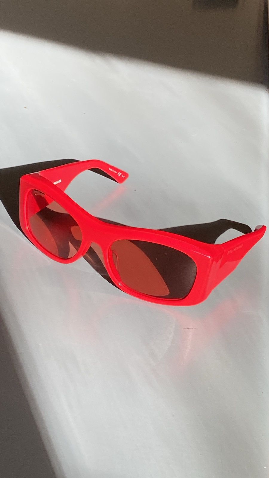 Balenciaga Balenciaga thick red sunglasses Size ONE SIZE - 1 Thumbnail