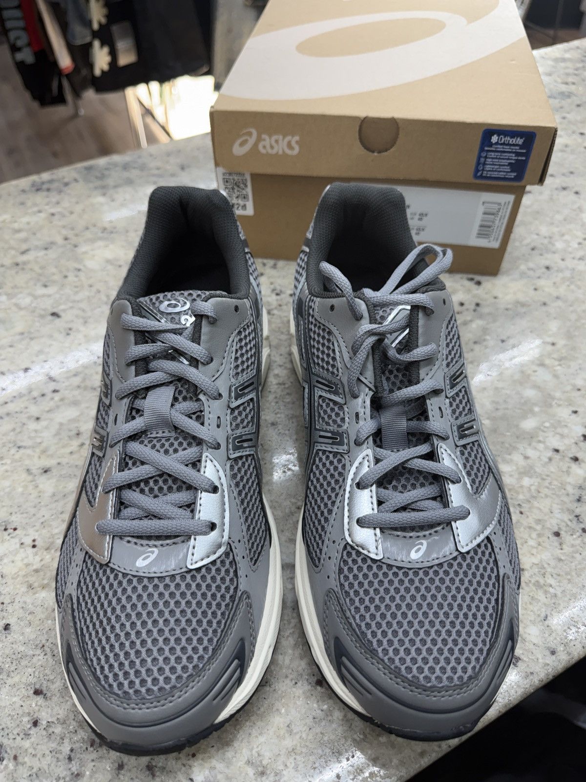 Asics Gel 1130s Clay Grey/Pure Silver Size US 9.5 / EU 42-43 - 3 Thumbnail