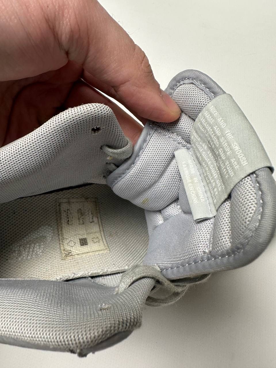 Nike 🔥Nike Dunk Sky Hi Cut Out Silver Sneakers Size US 8.5 / IT 38.5 - 14 Thumbnail