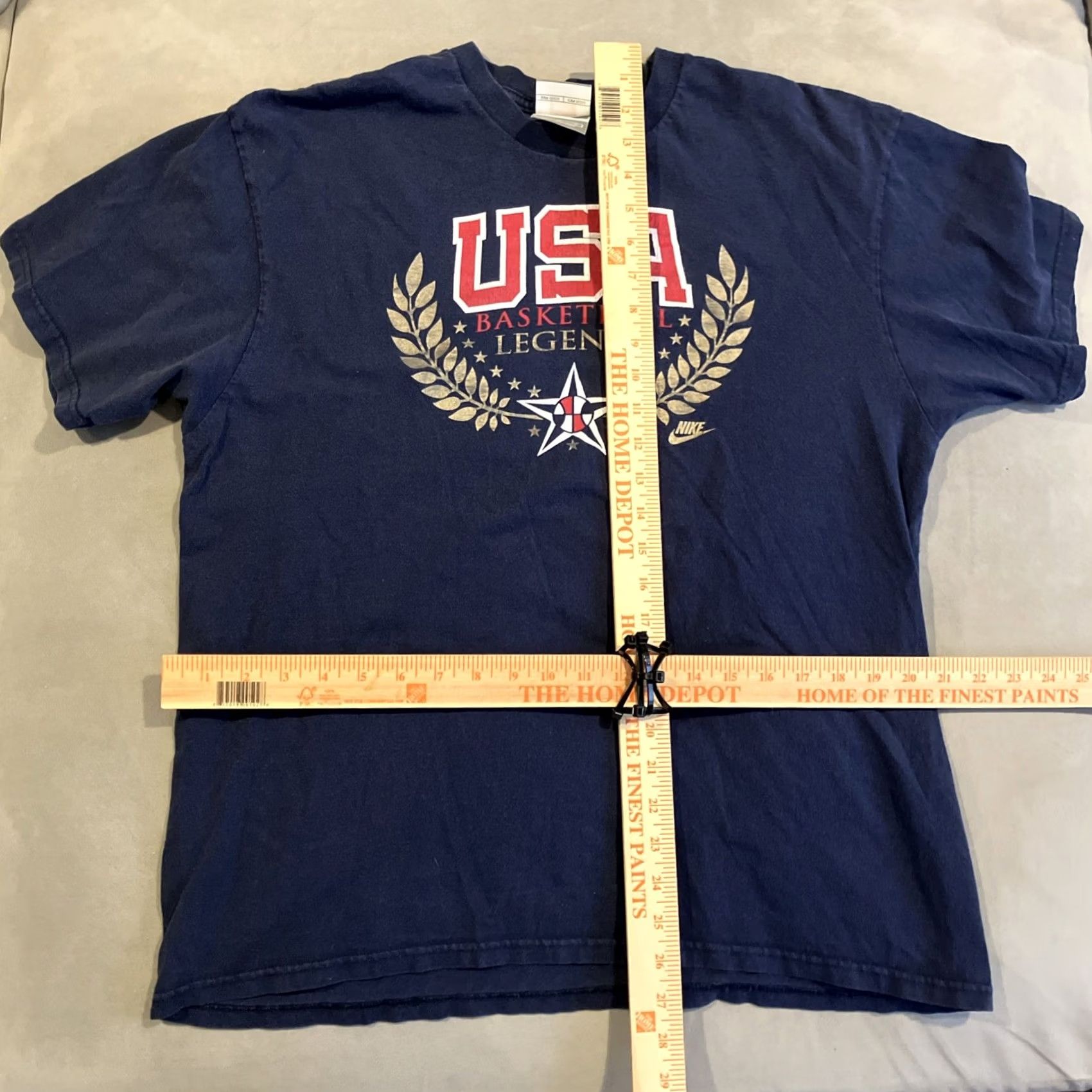 Nike VINTAGE Nike Team USA Basketball Legends T Shirt Blue Large Men's Size US L / EU 52-54 / 3 - 3 Thumbnail