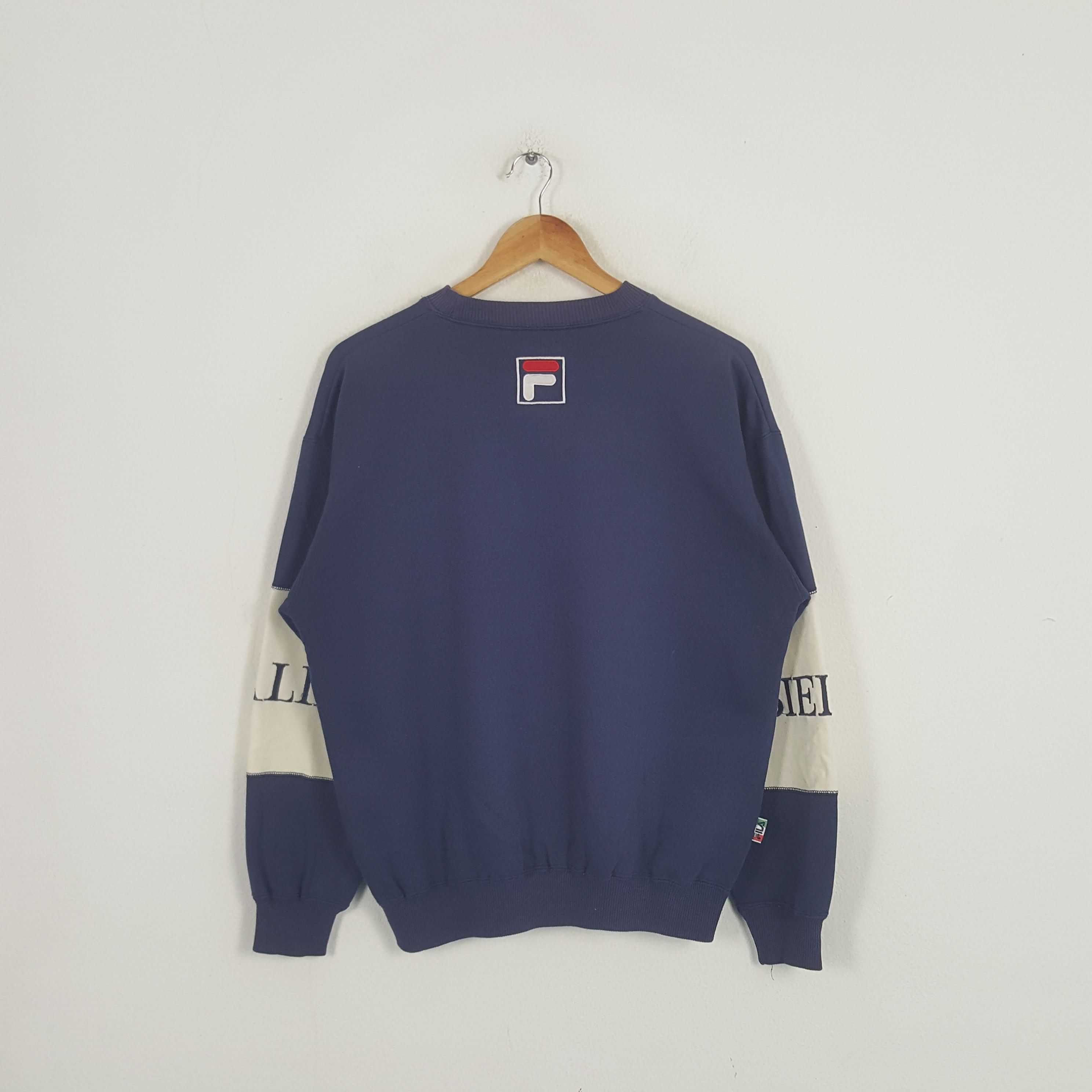 Fila × Vintage Vintage Fila Biella Italia Fashion Brand Sweatshirt Size US L / EU 52-54 / 3 - 3 Thumbnail