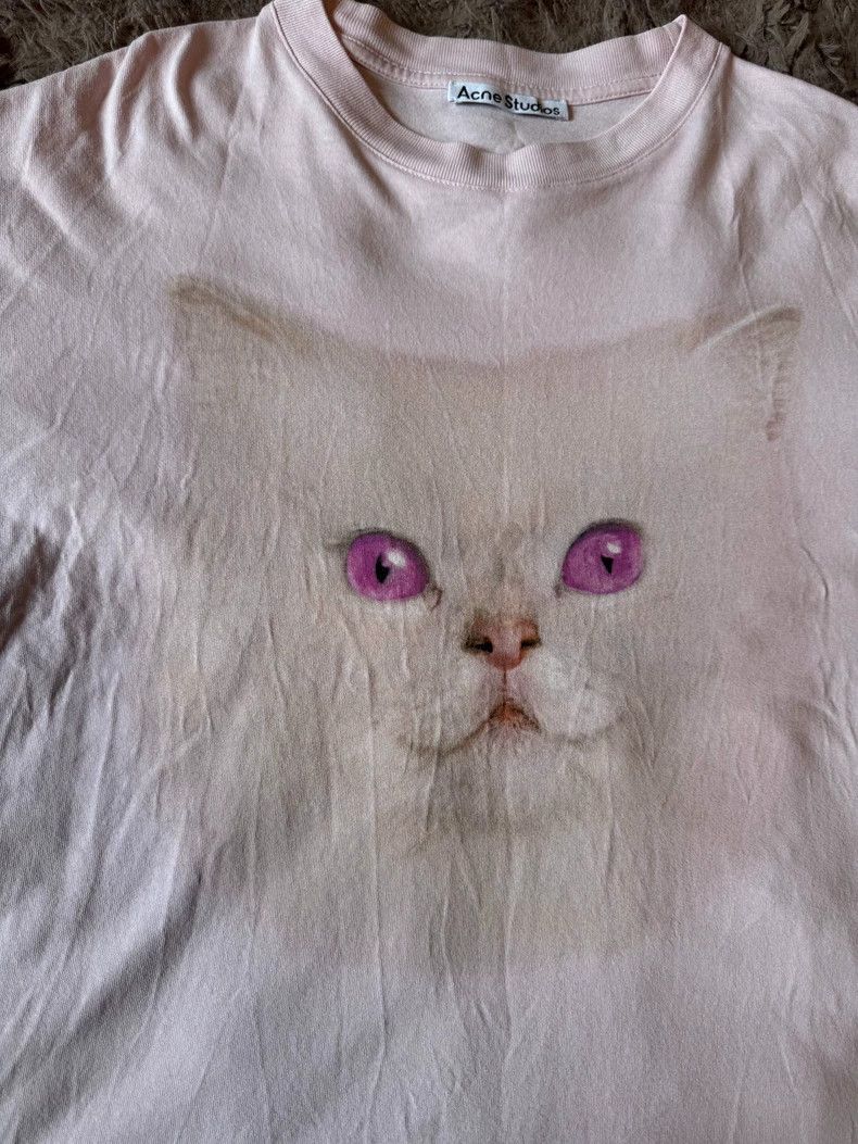 Acne Studios acne studios Light pink round-neck T-shirt Size US S / EU 44-46 / 1 - 1 Thumbnail
