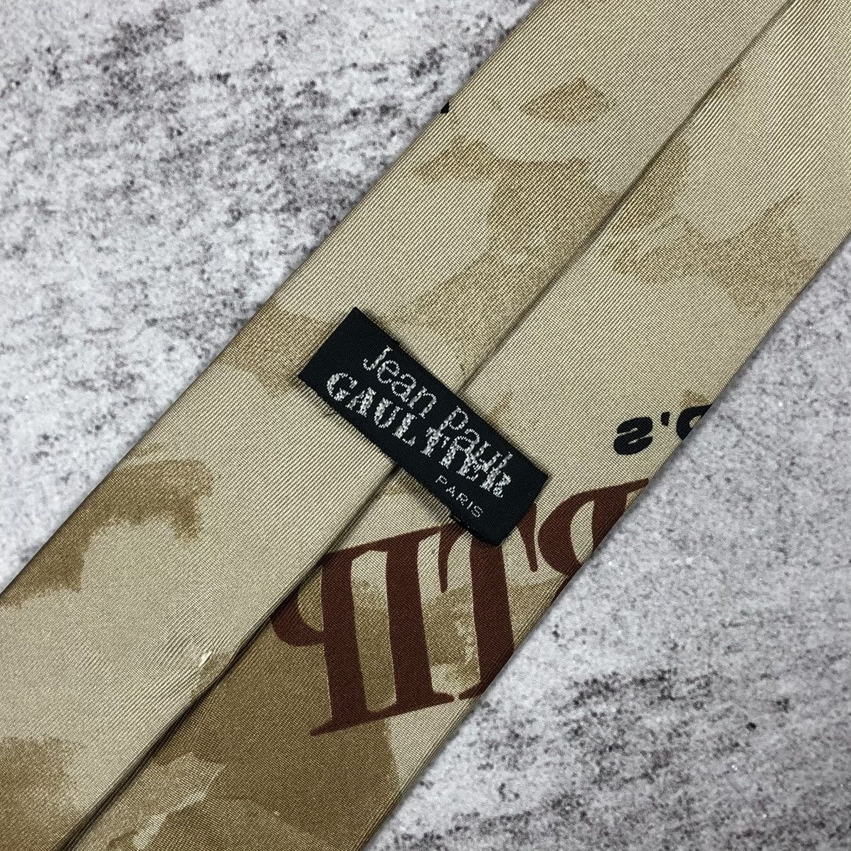 Jean Paul Gaultier Archival Jean Paul Gaultier Silk Tie Rodeo Cowboy Print JPG Size ONE SIZE - 4 Thumbnail