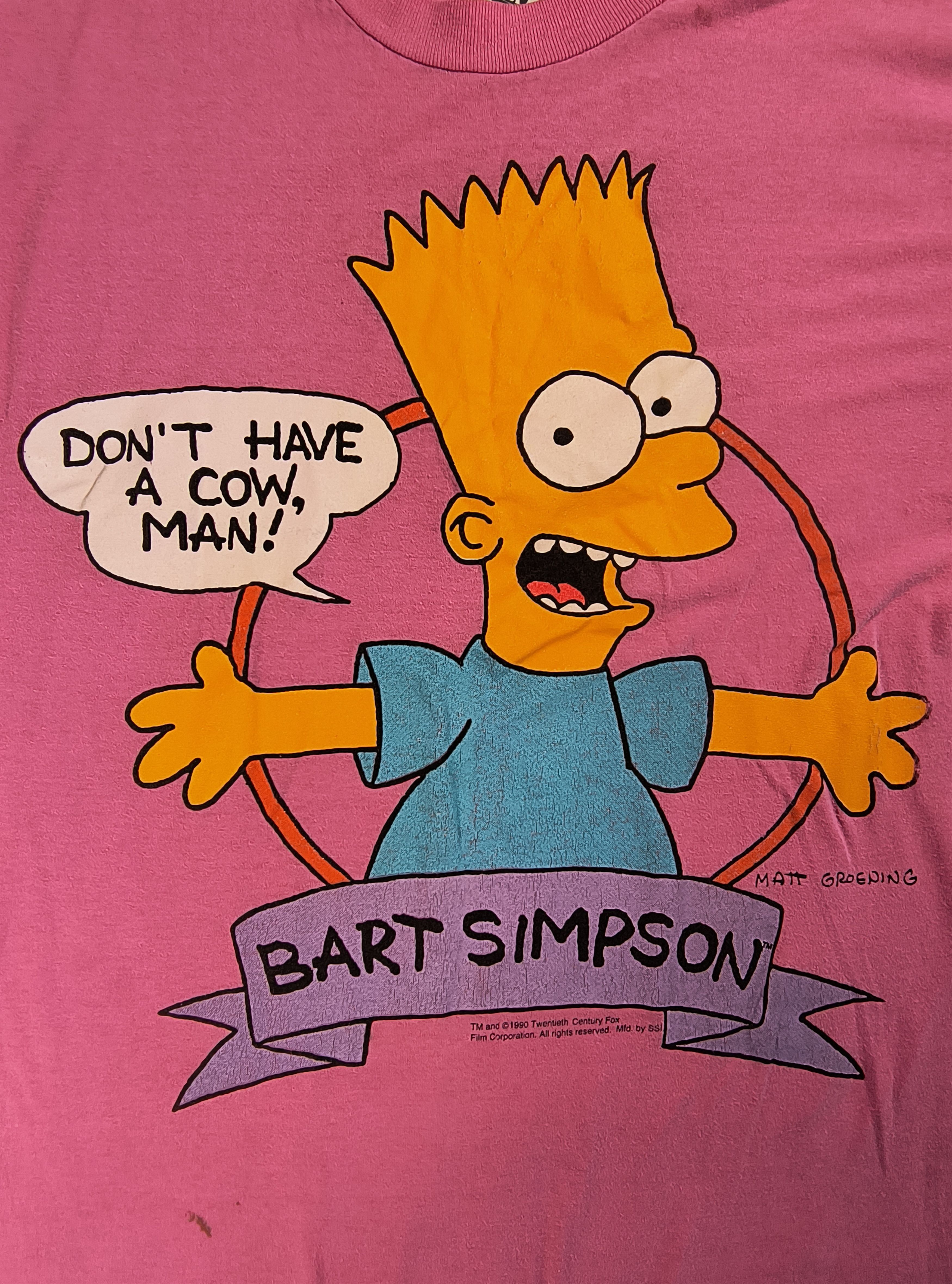 Vintage Bart Simpson 1990 tee