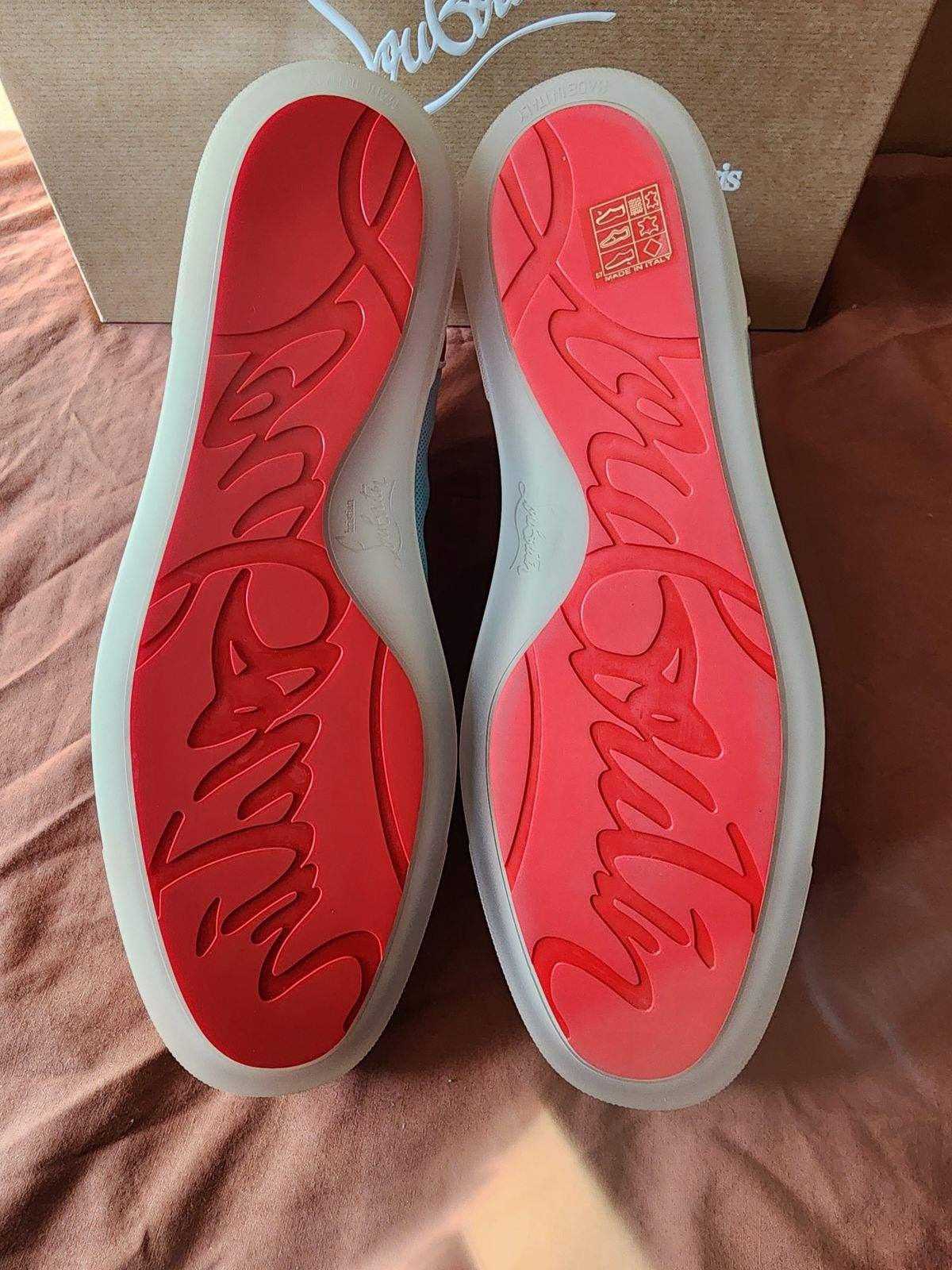 Christian Louboutin New Christian Louboutin Fun Lou Spikes Flat Men’s Size 12.5 Size US 12.5 / EU 45-46 - 8 Thumbnail
