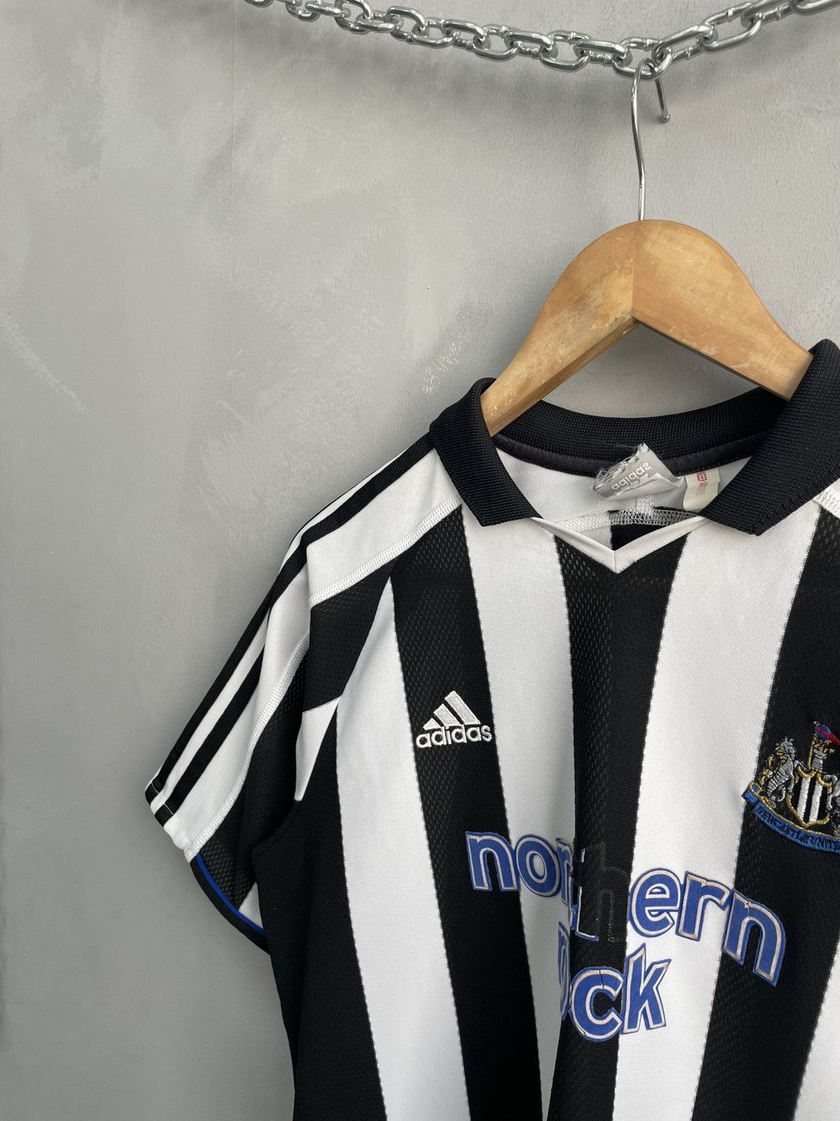 Adidas Rare soccer jersey New castle adidas y2k blokecore 2002 Size US S / EU 44-46 / 1 - 4 Thumbnail