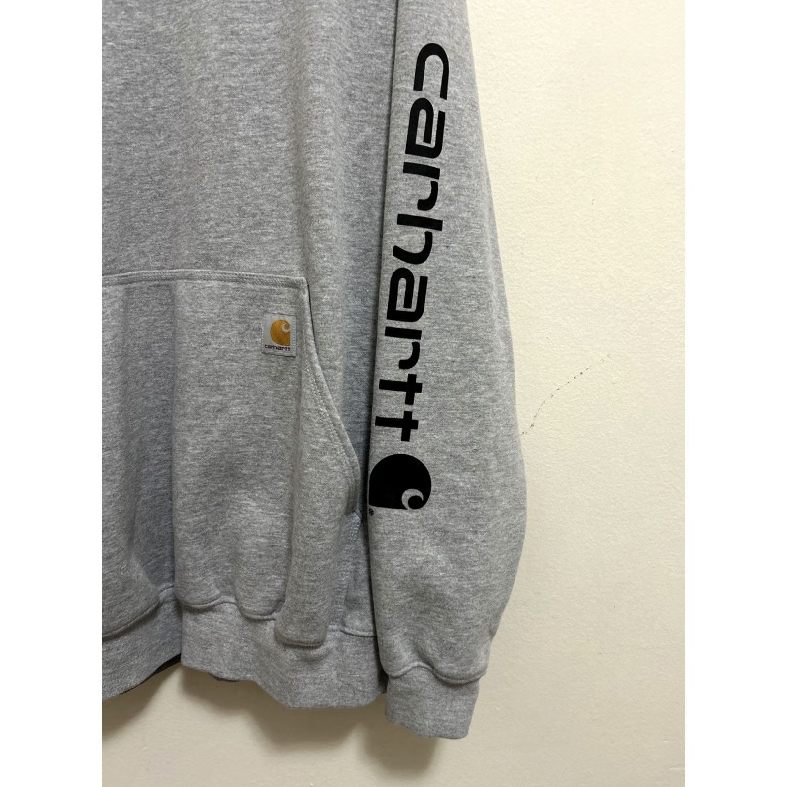 Carhartt Carhartt Hoodie Mens M Gray Loose Fit Pullover Logo Graphic Long Sleeve Midweight Casual Size US M / EU 48-50 / 2 - 4 Thumbnail