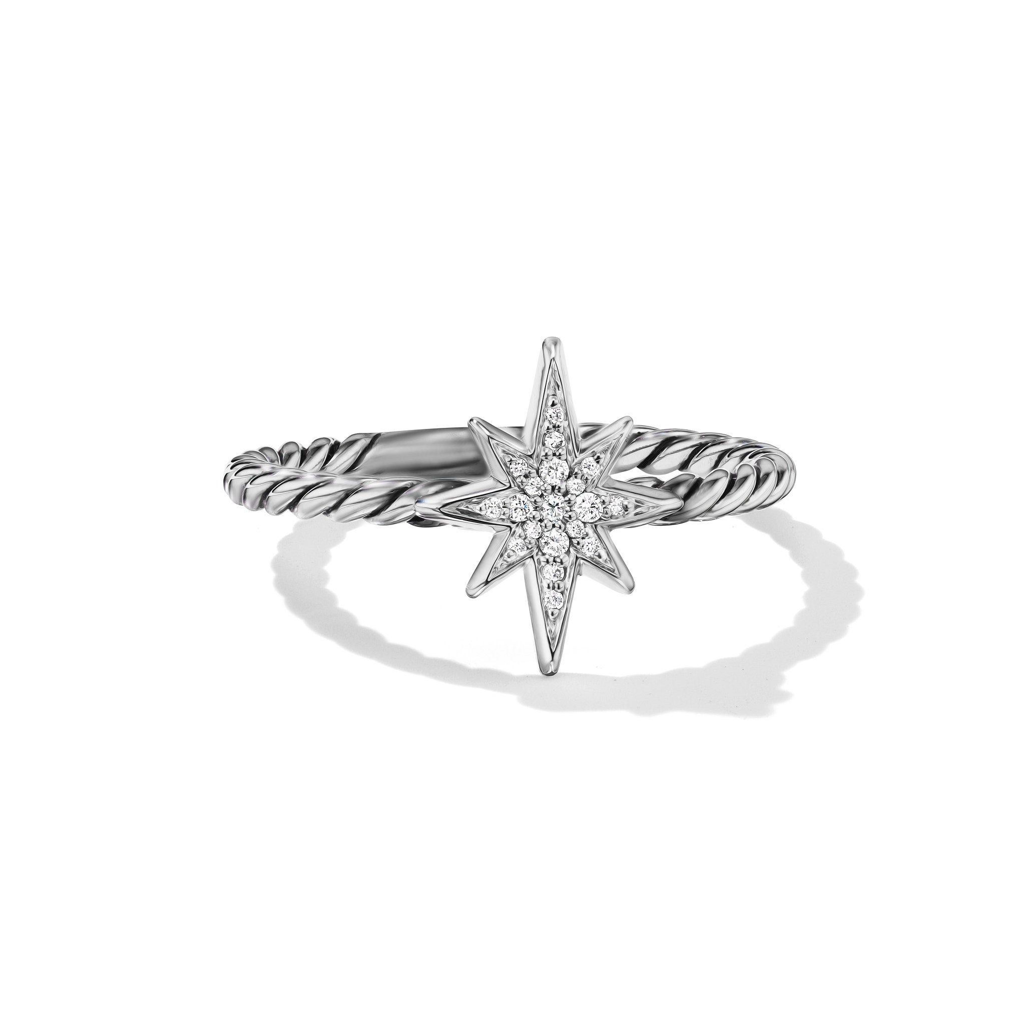 David Yurman o1w1db10325 North Star Stack Ring in Sterling Silver Size ONE SIZE - 1 Preview