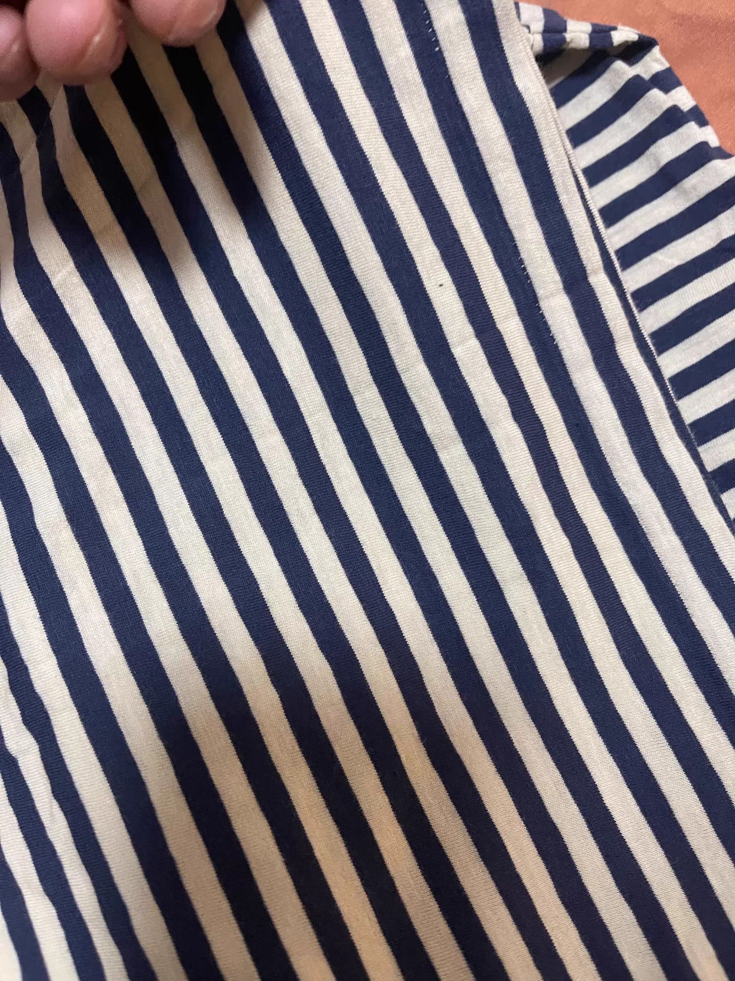 RRL Ralph Lauren RRL Double RL Striped Indigo Tee M Size US M / EU 48-50 / 2 - 7 Thumbnail