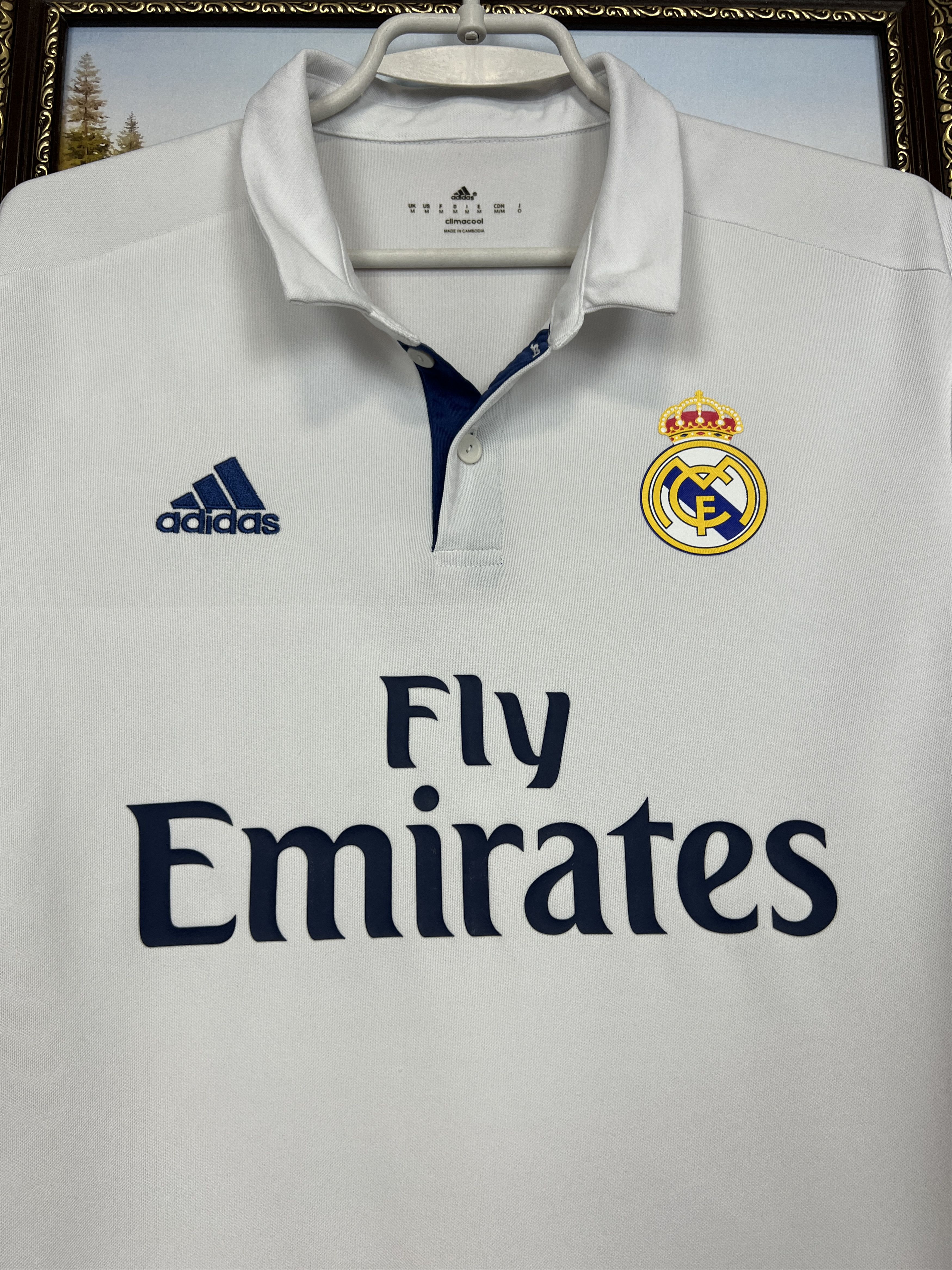 Adidas Real Madrid football shirt 2016 Soccer Adidas Tee Hype Size US M / EU 48-50 / 2 - 3 Thumbnail