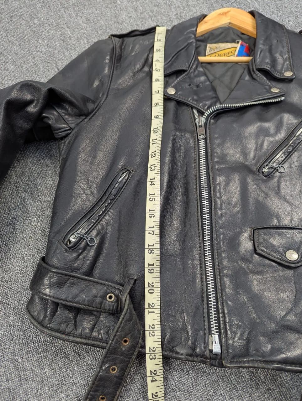 Schott 💥OFFER ME💥 TRUE VINTAGE Schott PERFECTO USA Double Collar Size US L / EU 52-54 / 3 - 21 Thumbnail