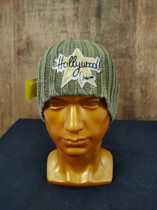 Star Of Hollywood Hollywood star italian designer beanie hat snow cap #011DLL Size ONE SIZE - 6 Thumbnail