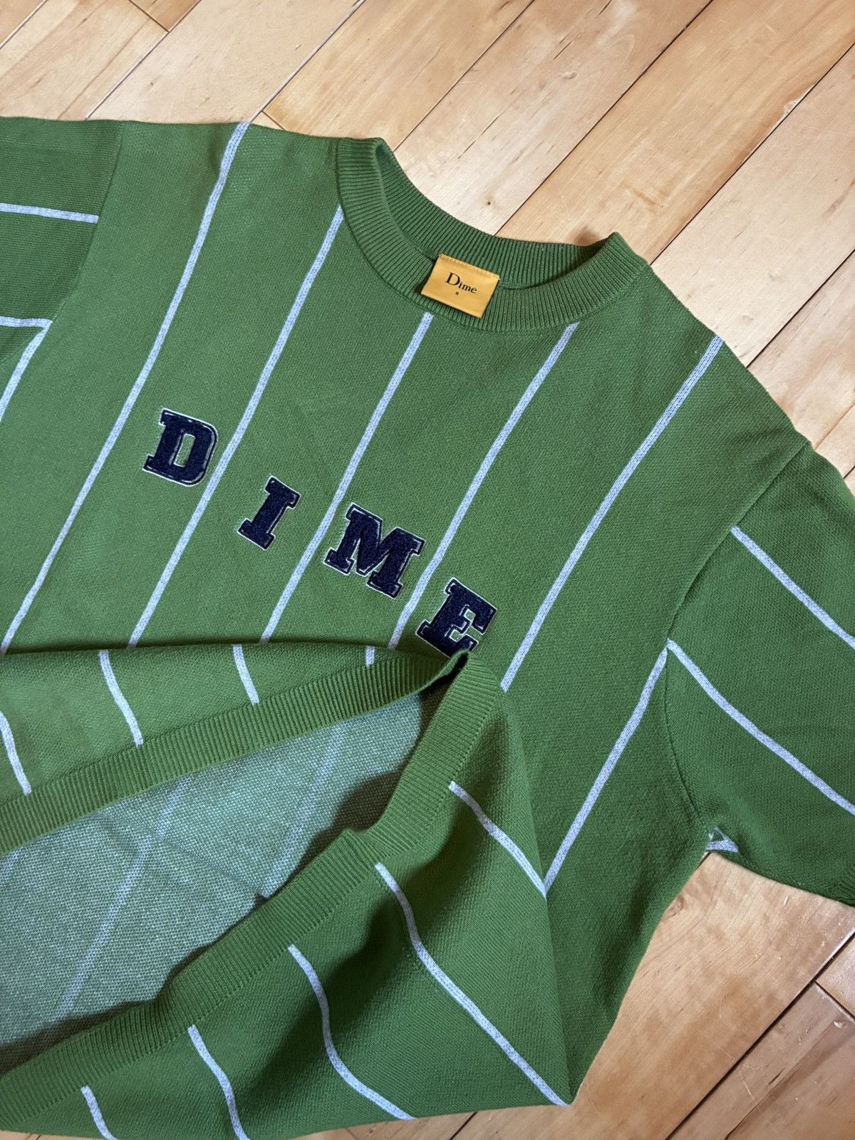 Dime Dime green knit tee Size US S / EU 44-46 / 1 - 2 Thumbnail
