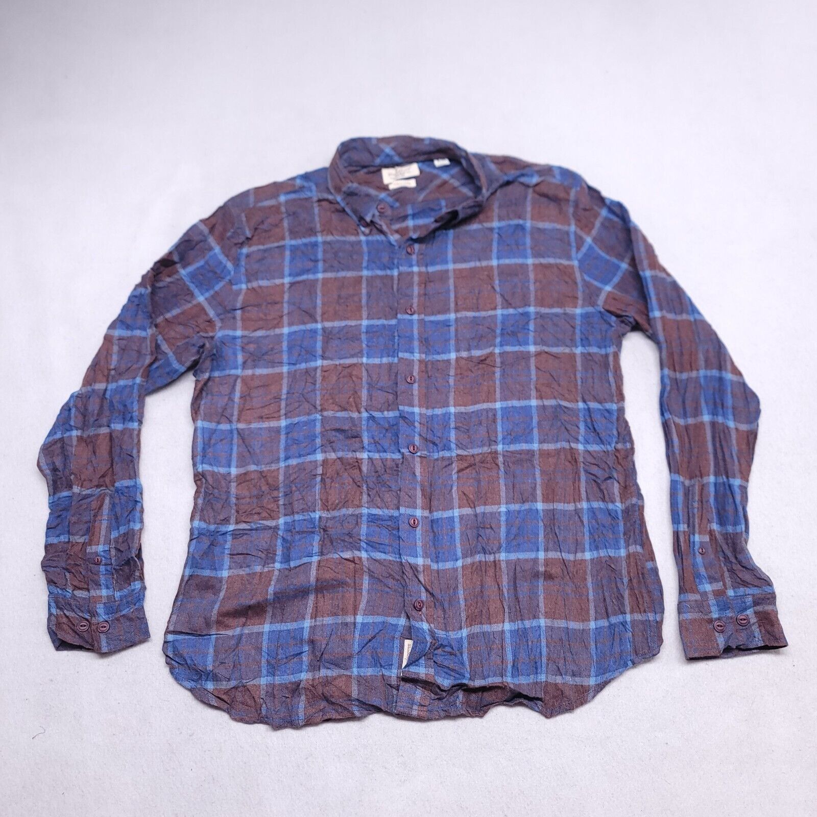 Weatherproof Weatherproof Tartan Flannel Shirt Mens Size XL Blue Brown Size US XL / EU 56 / 4 - 2 Thumbnail