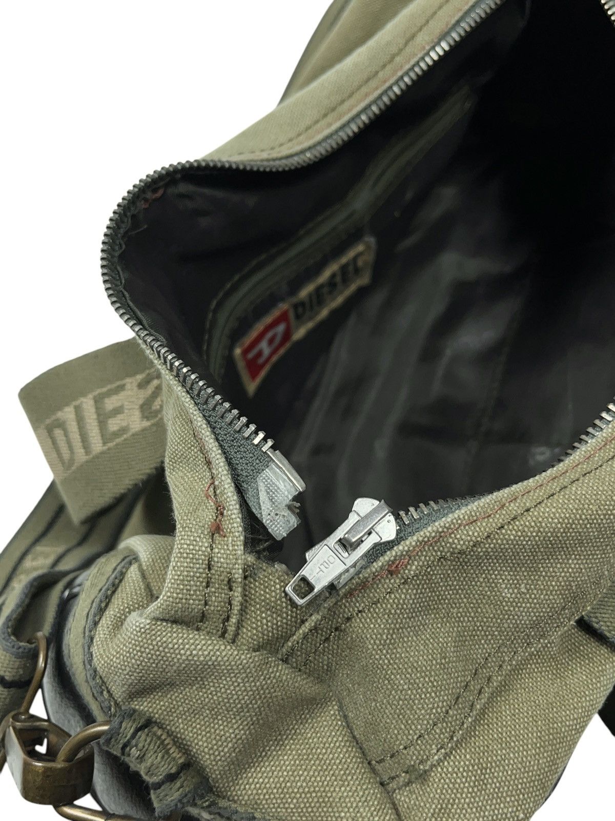 Diesel Vintage Diesel Canvas Khaki Crossbody Bag Utility Size ONE SIZE - 12 Thumbnail