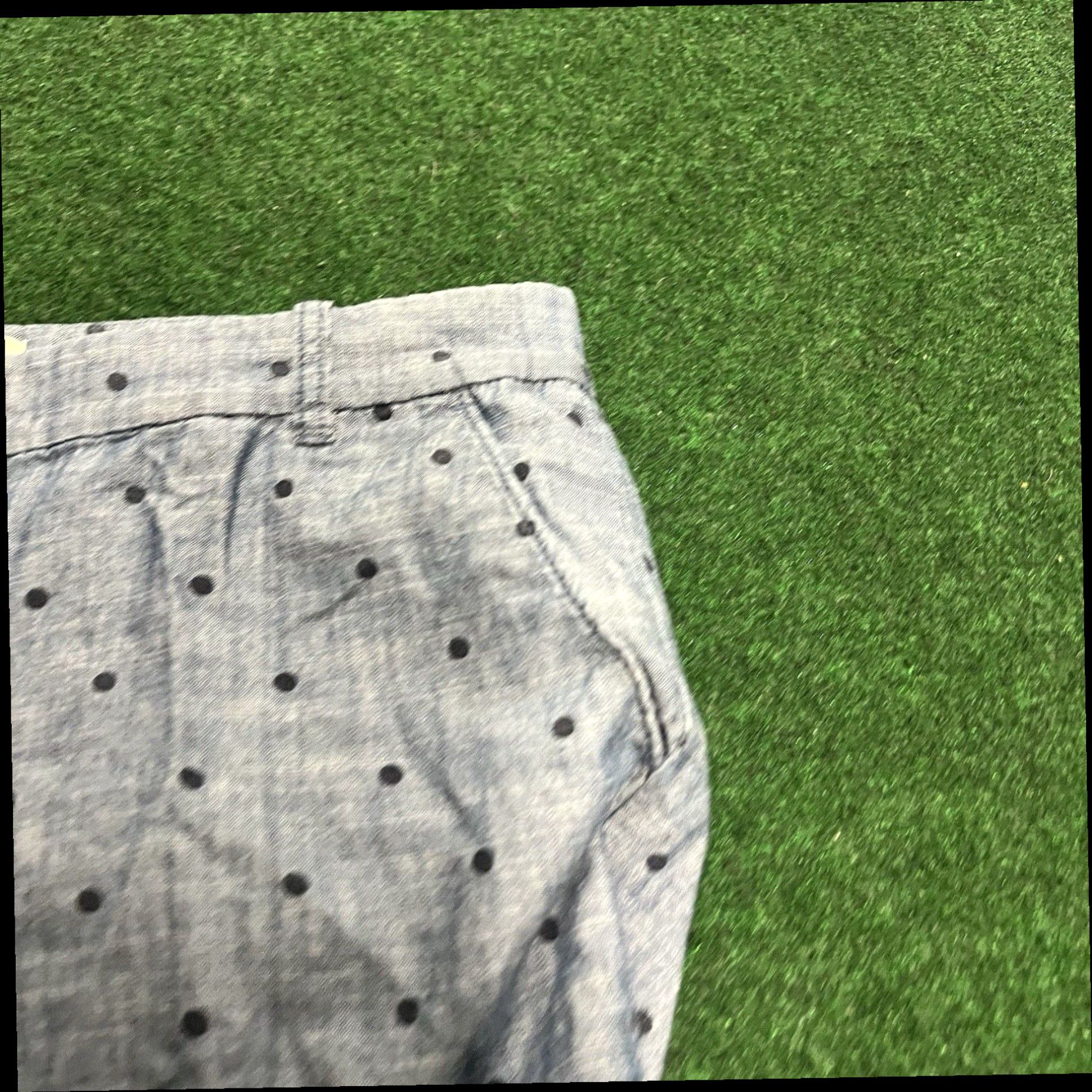 J.Crew J. Crew Bermuda Blue Gray Dot Shorts Size 4 Summer Outdoors Size 27" / US 4 / IT 40 - 3 Thumbnail
