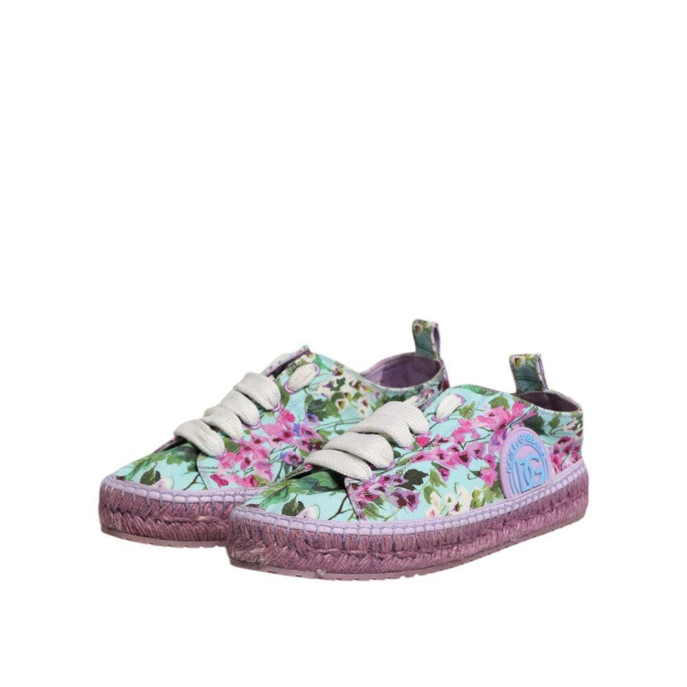 Dolce & Gabbana Dolce & Gabbana Multicolor Canvas Espadrilles Sneakers Shoes Size US 8 / IT 38 - 4 Thumbnail