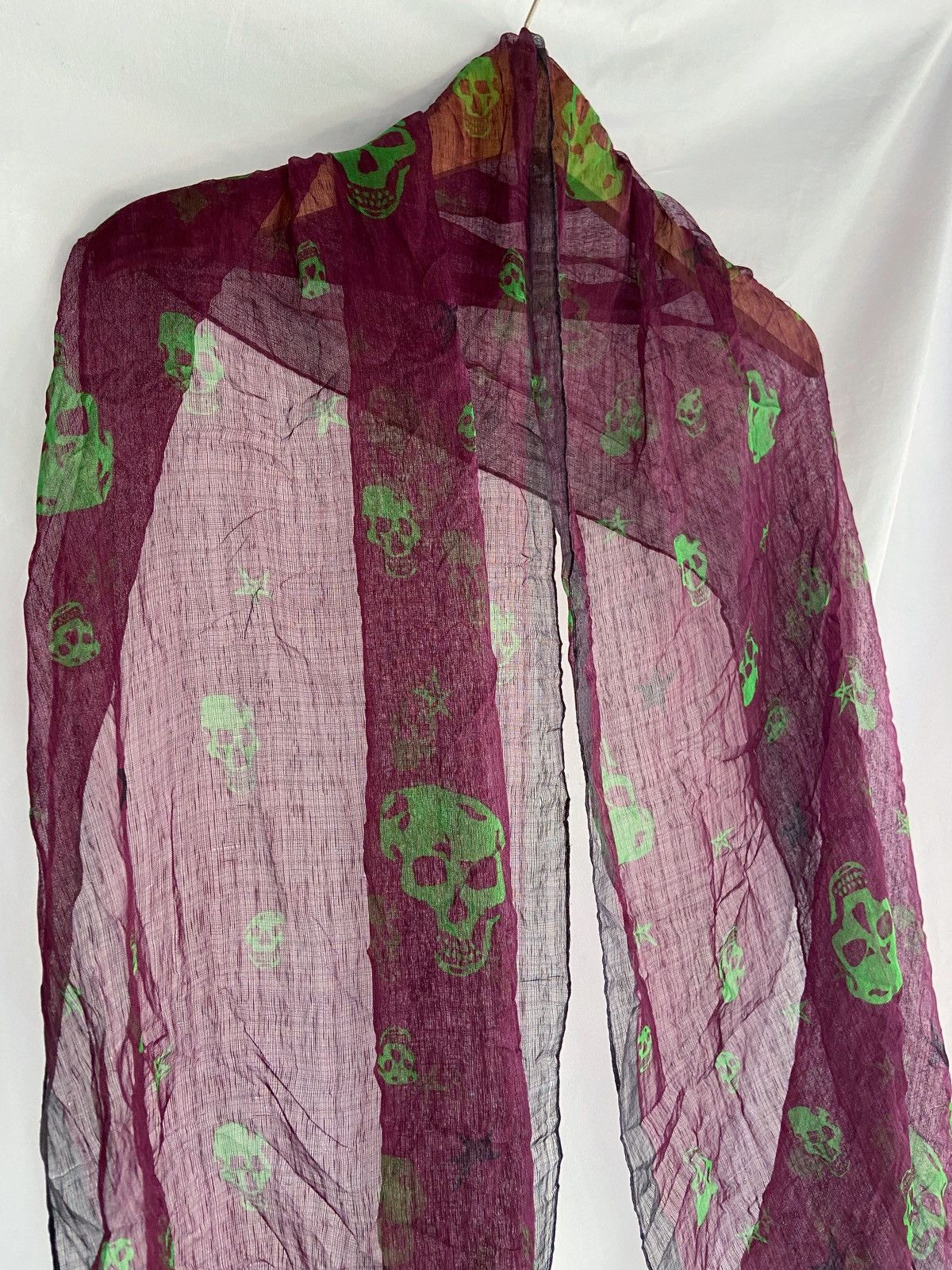 Japanese Brand UKNOWN BRAND SKULL SCARF Size ONE SIZE - 2 Thumbnail
