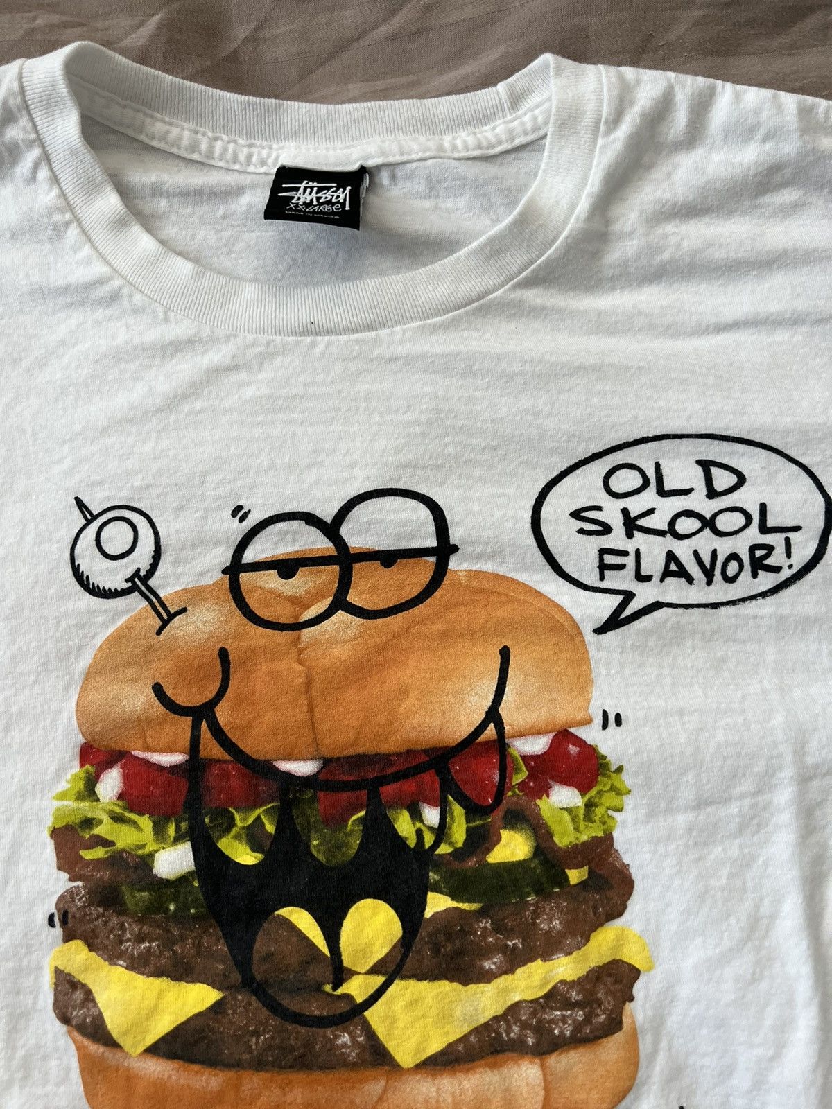 Stussy Stussy x Klyons Burger tee Size US XXL / EU 58 / 5 - 2 Thumbnail