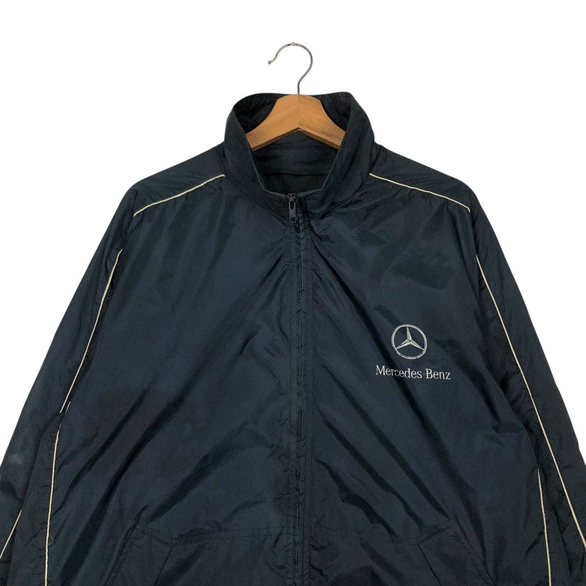 Japanese Brand 🔥VINTAGE ZIPPER LIGHT JACKET MERCEDES BENZ Size US M / EU 48-50 / 2 - 5 Thumbnail