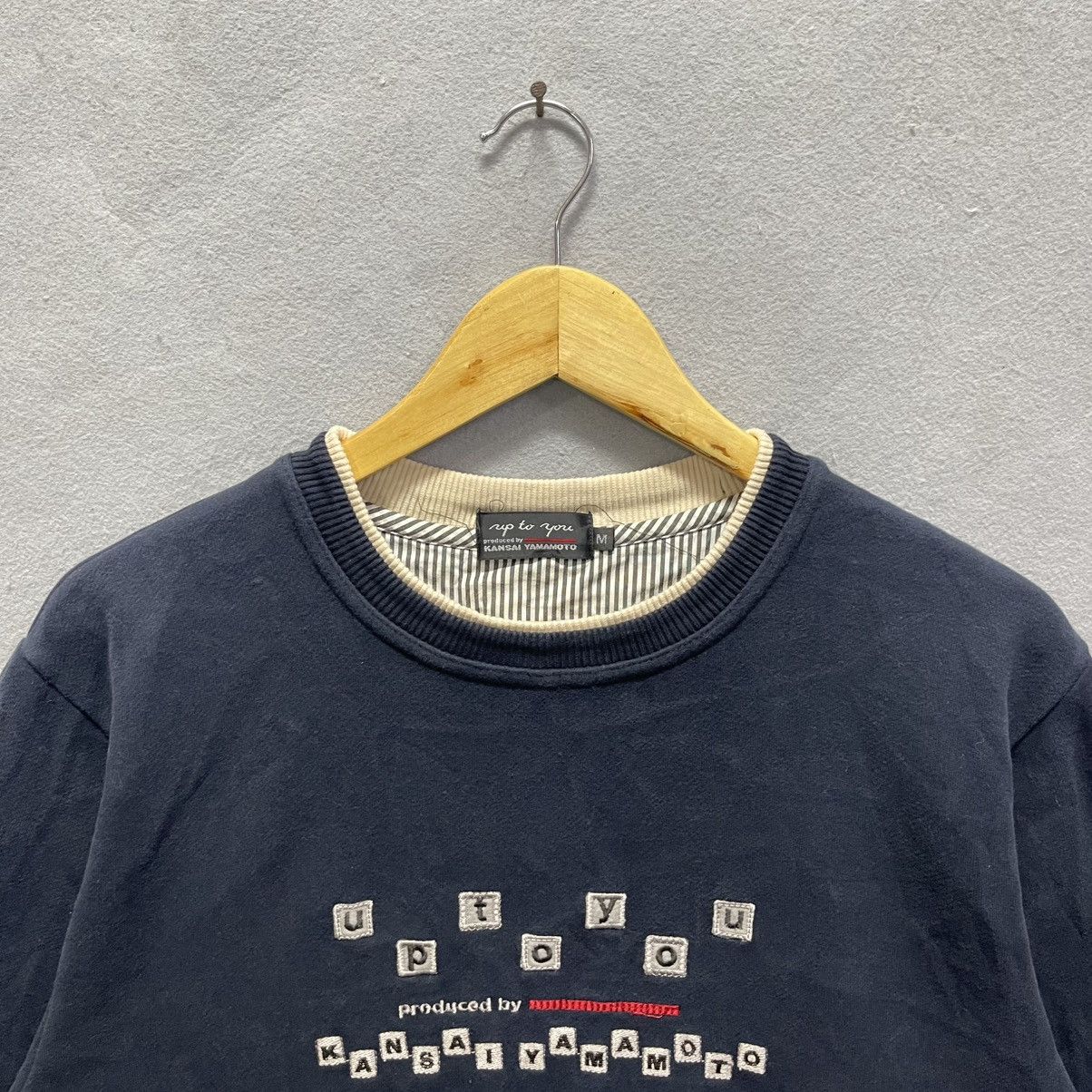 Kansai Yamamoto Early 2000s Kansai Yamamoto “Up to You” Graphic Sweatshirt Size US M / EU 48-50 / 2 - 2 Thumbnail