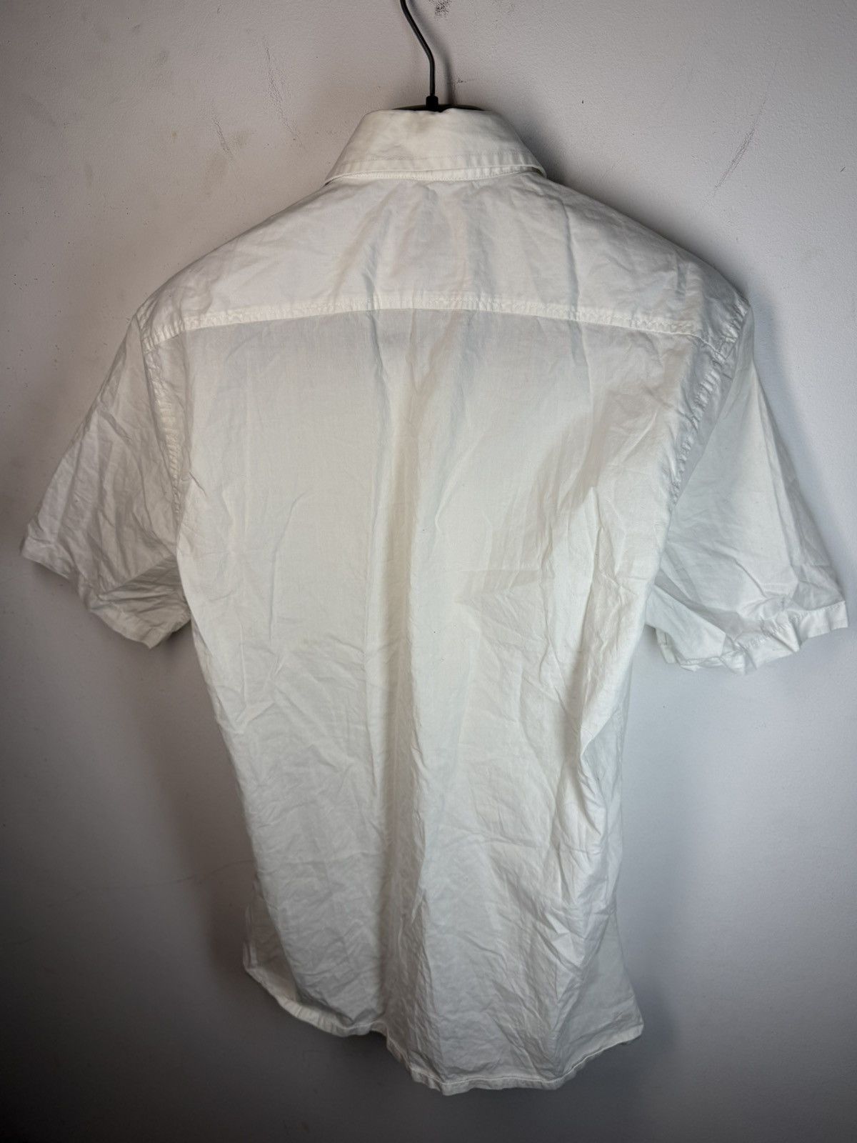 Yves Saint Laurent White YSL Shirt Summer Cotton Size US S / EU 44-46 / 1 - 12 Thumbnail