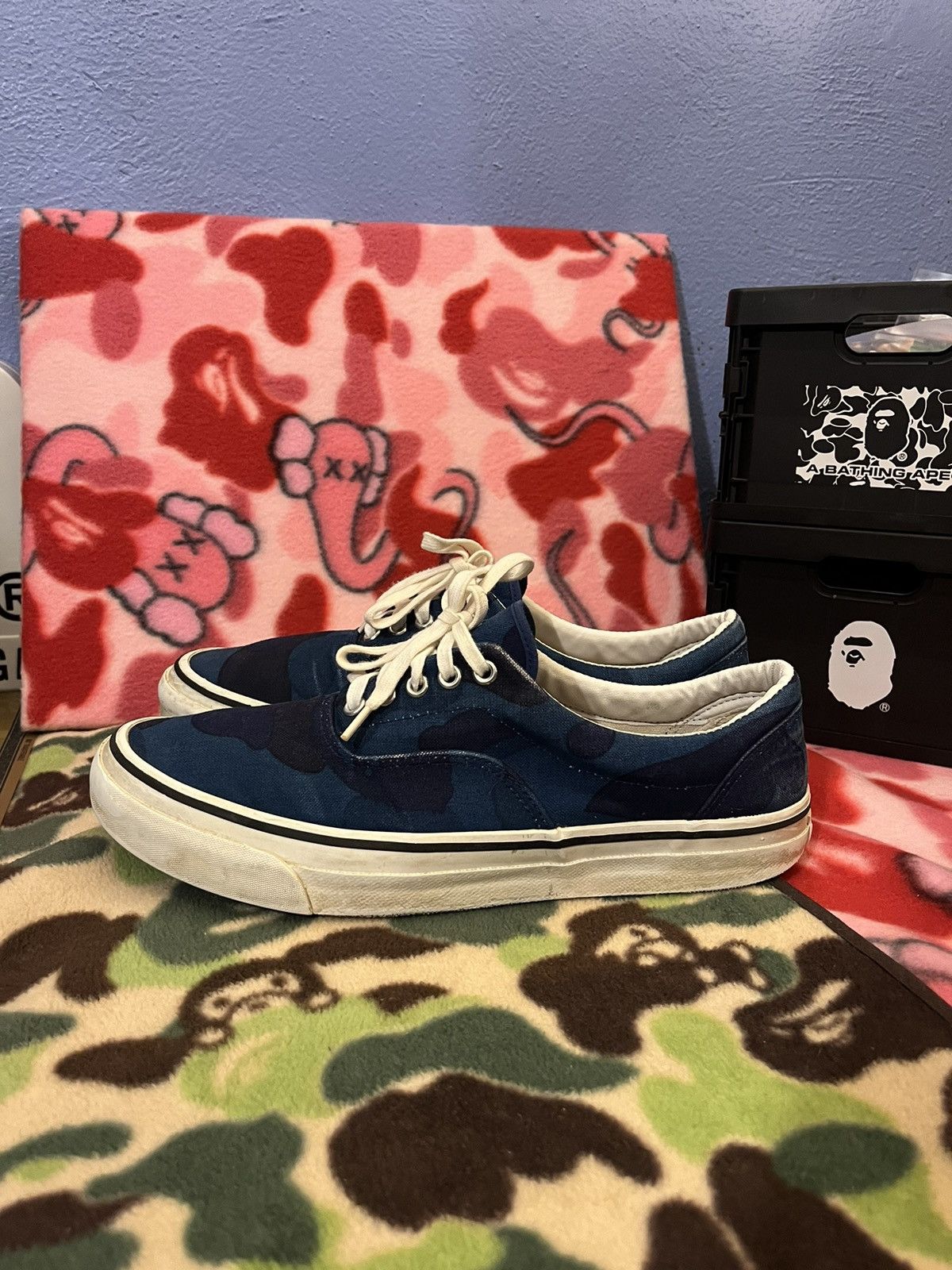 Bape Bape vans style Bapesta Size US 8.5 / EU 41-42 - 1 Thumbnail